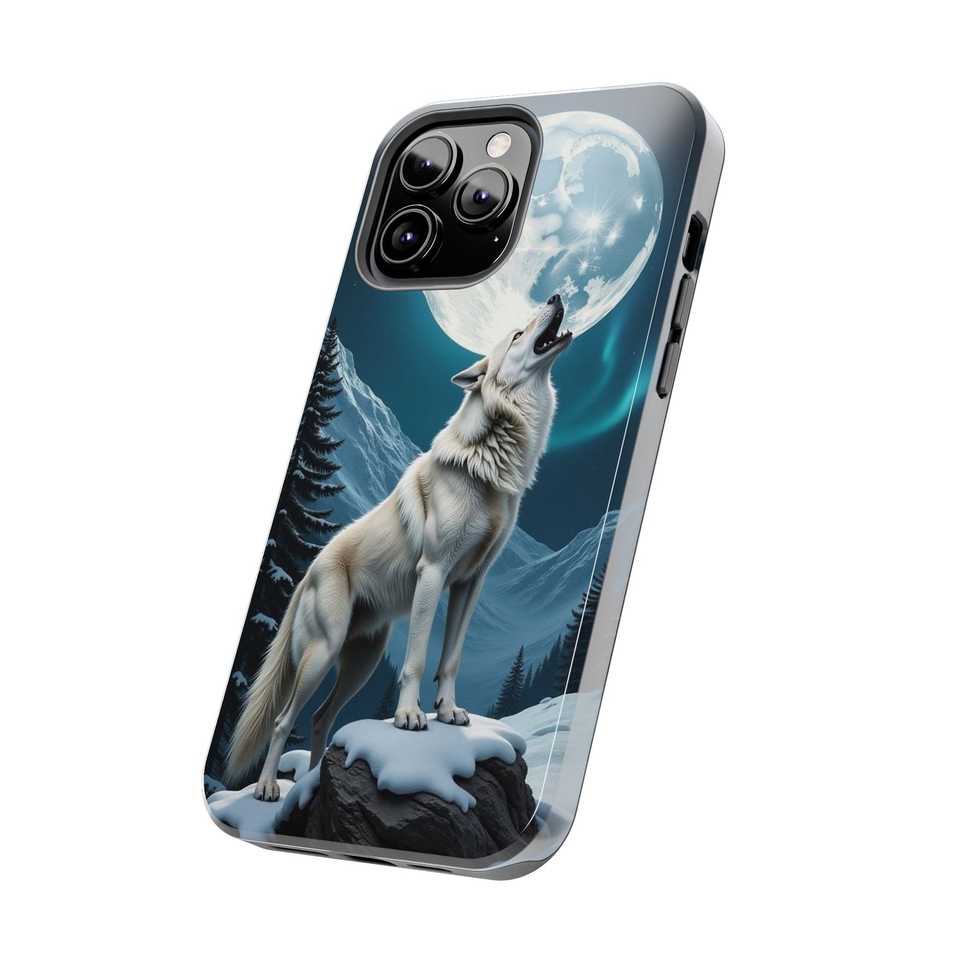 Howling Wolf Theme Phone Cases for iPhones & Samsung Phones