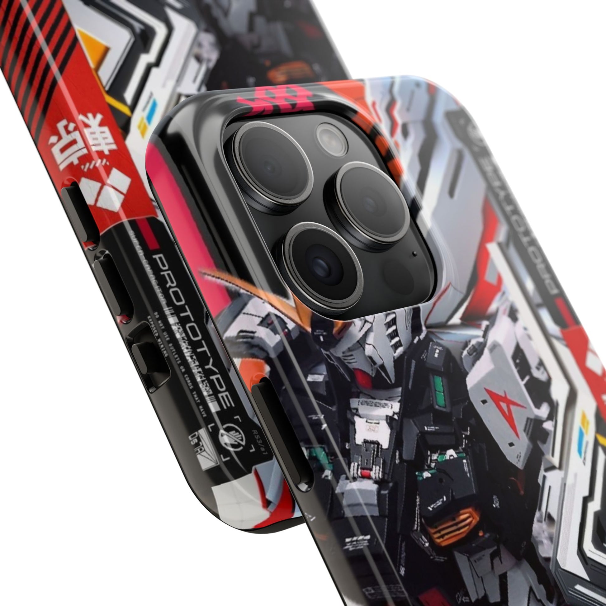 Anime Mecha Warrior Phone Case for iPhone & Samsung Galaxy Phones