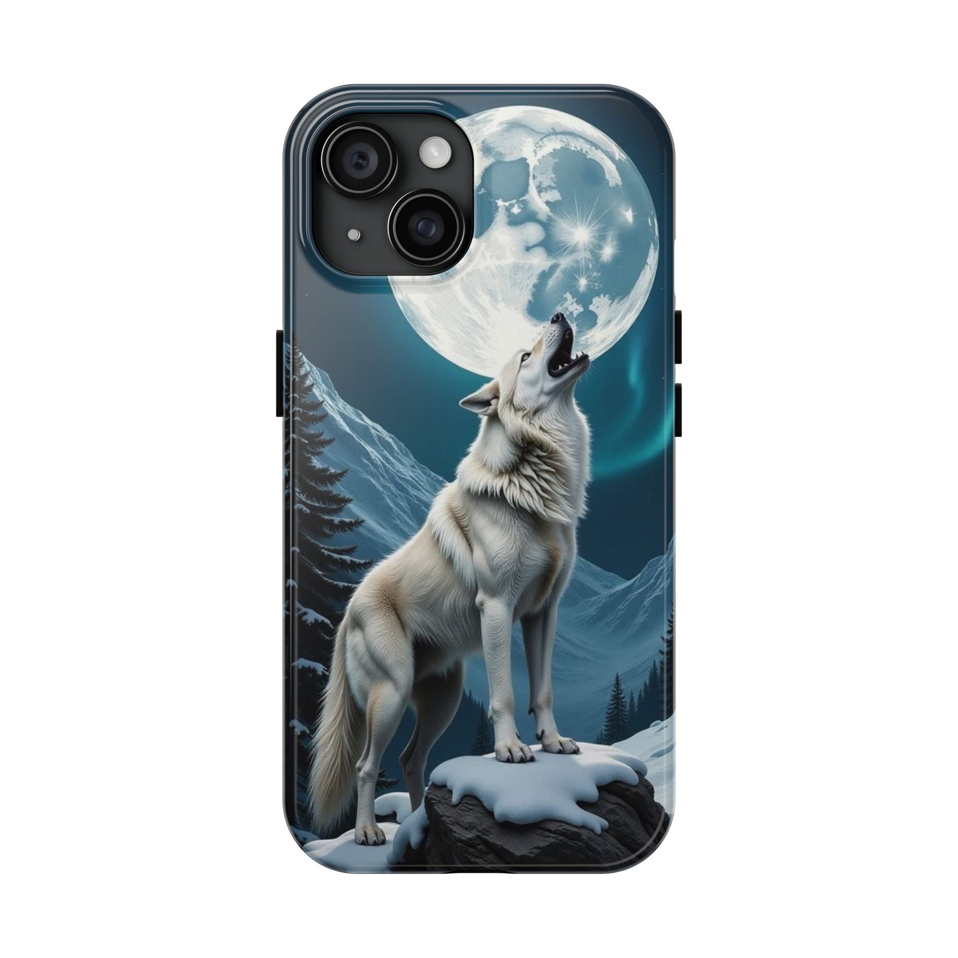 Howling Wolf Theme Phone Cases for iPhones & Samsung Phones