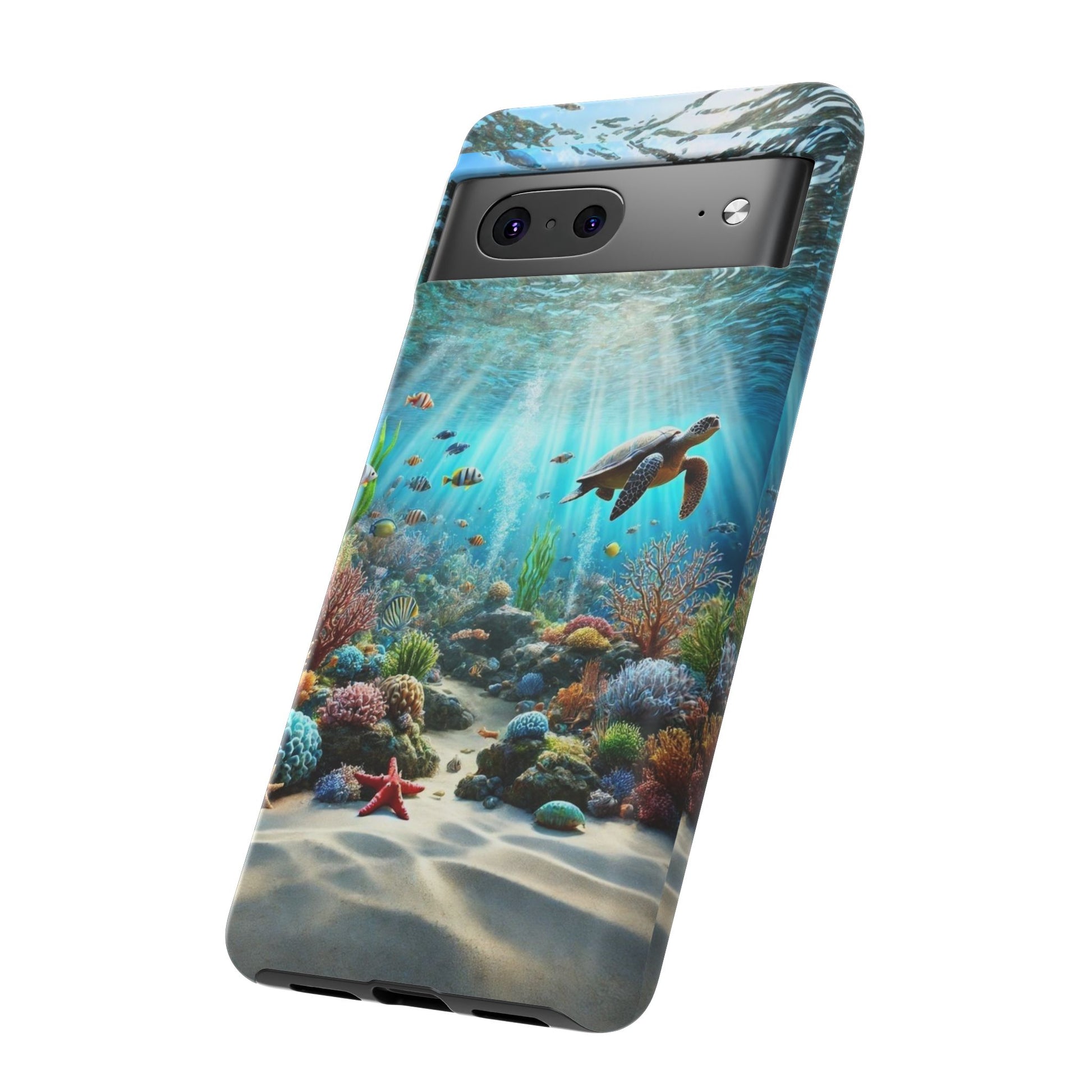 Under Sea Landscape Tough Cases for iPhones, Samsung, and Pixel