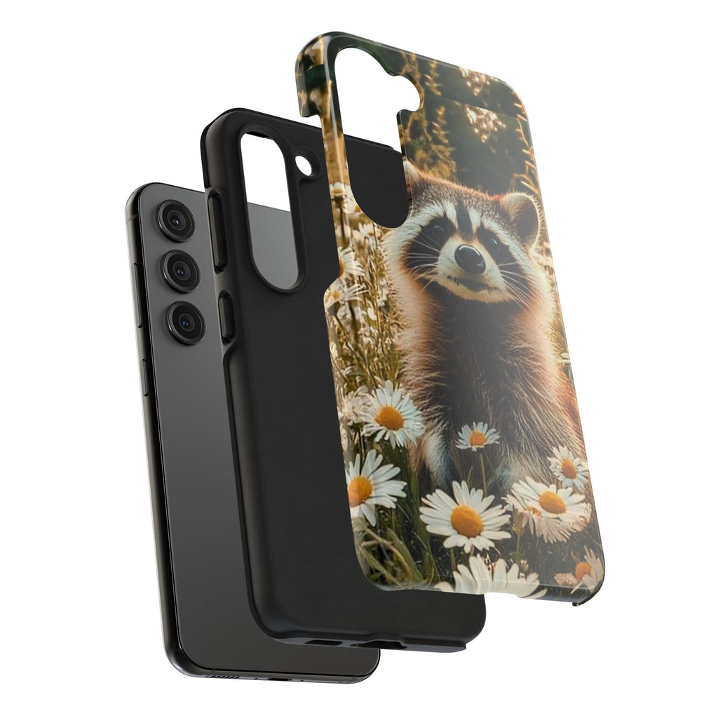 Cute Raccoon Theme Phone Cases for iPhones & Samsung Phones