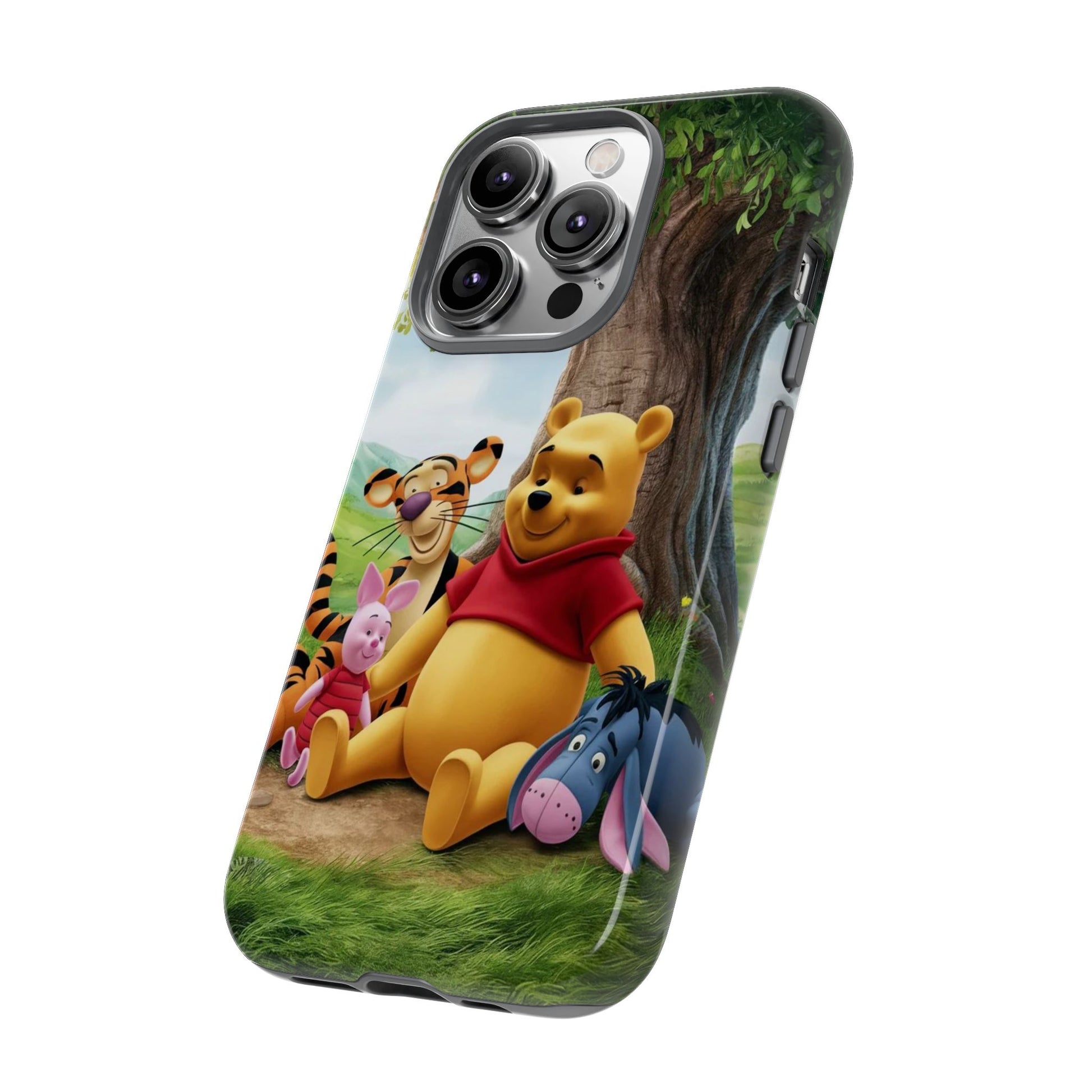 Cute Pooh Bear Phone Case, Tough Cases, Disney Phone for iPhones, Samsung, and Pixel
