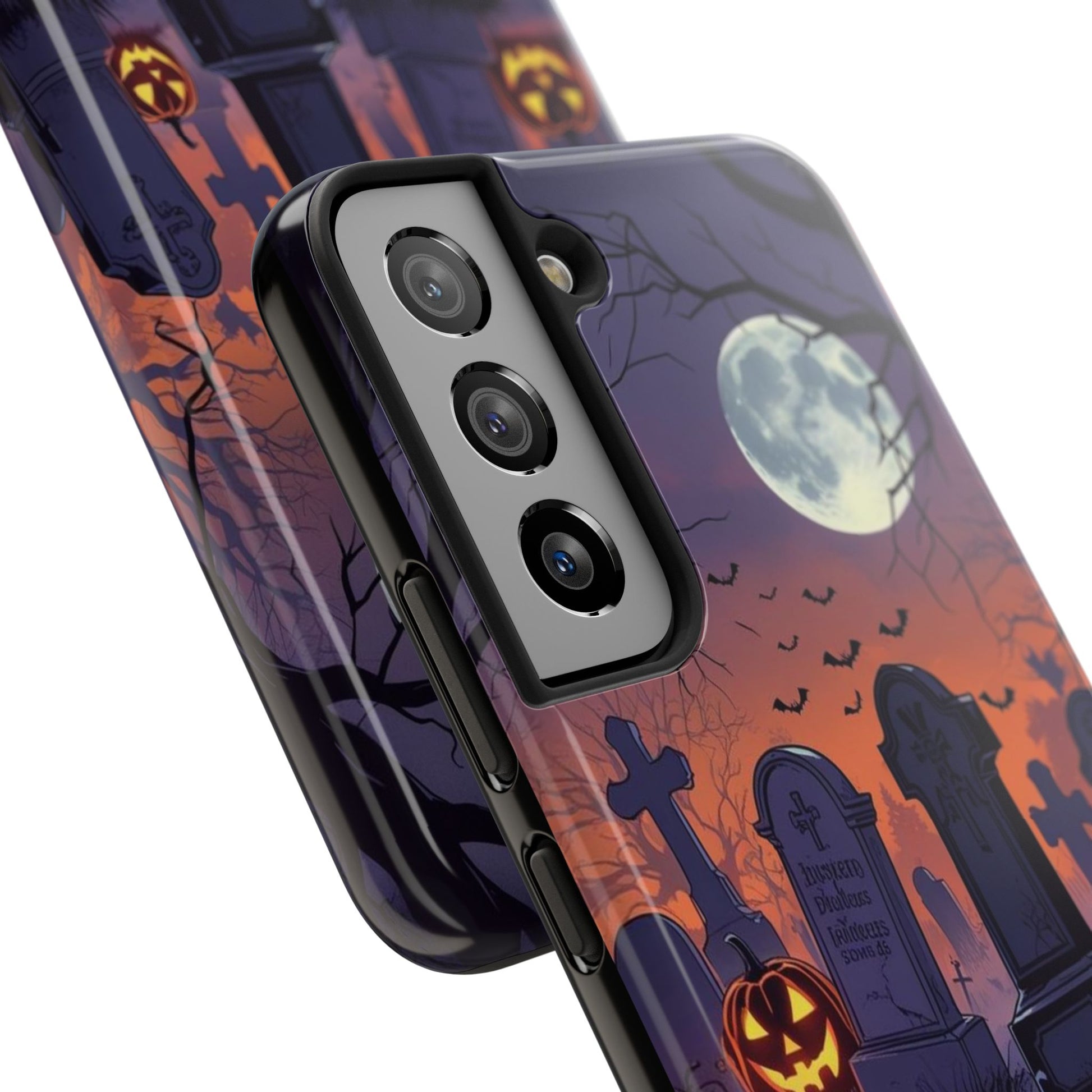 Graveyard Halloween Theme Phone Cases for iPhones & Samsung Phones