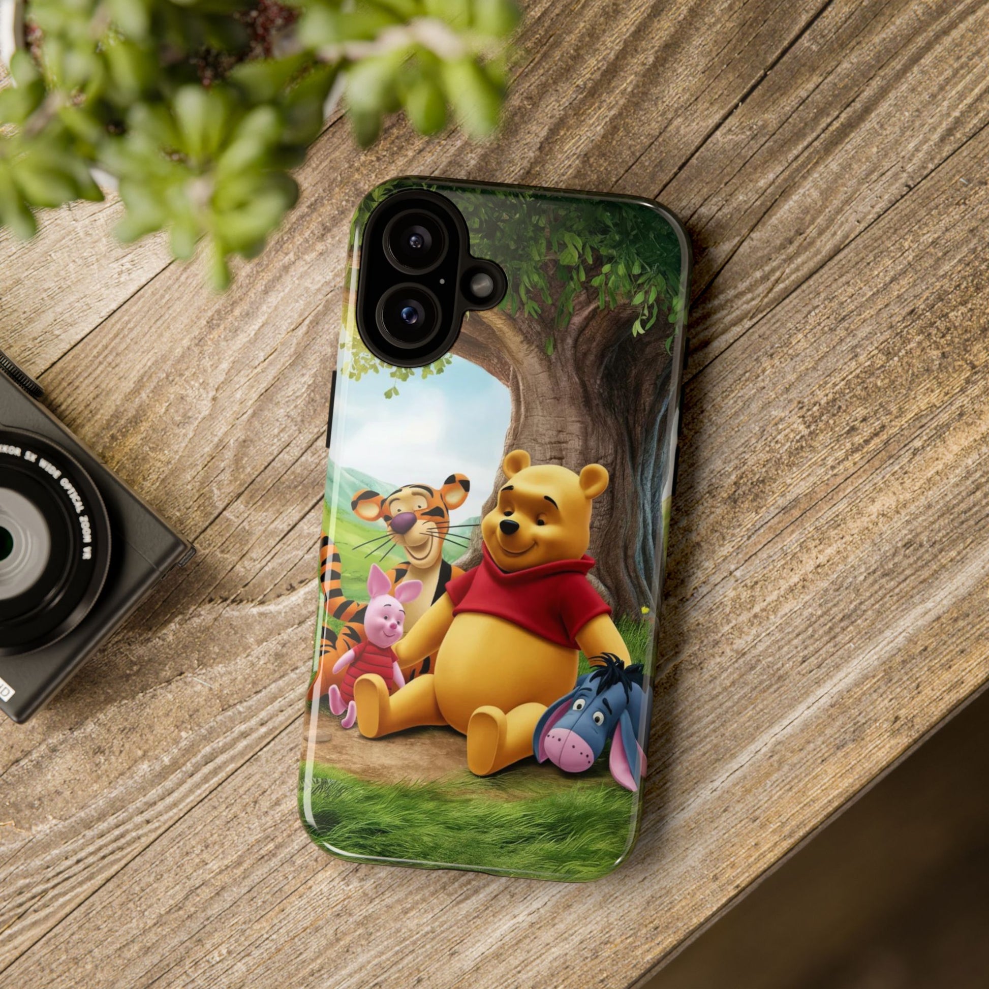 Cute Pooh Bear Phone Case, Tough Cases, Disney Phone for iPhones, Samsung, and Pixel