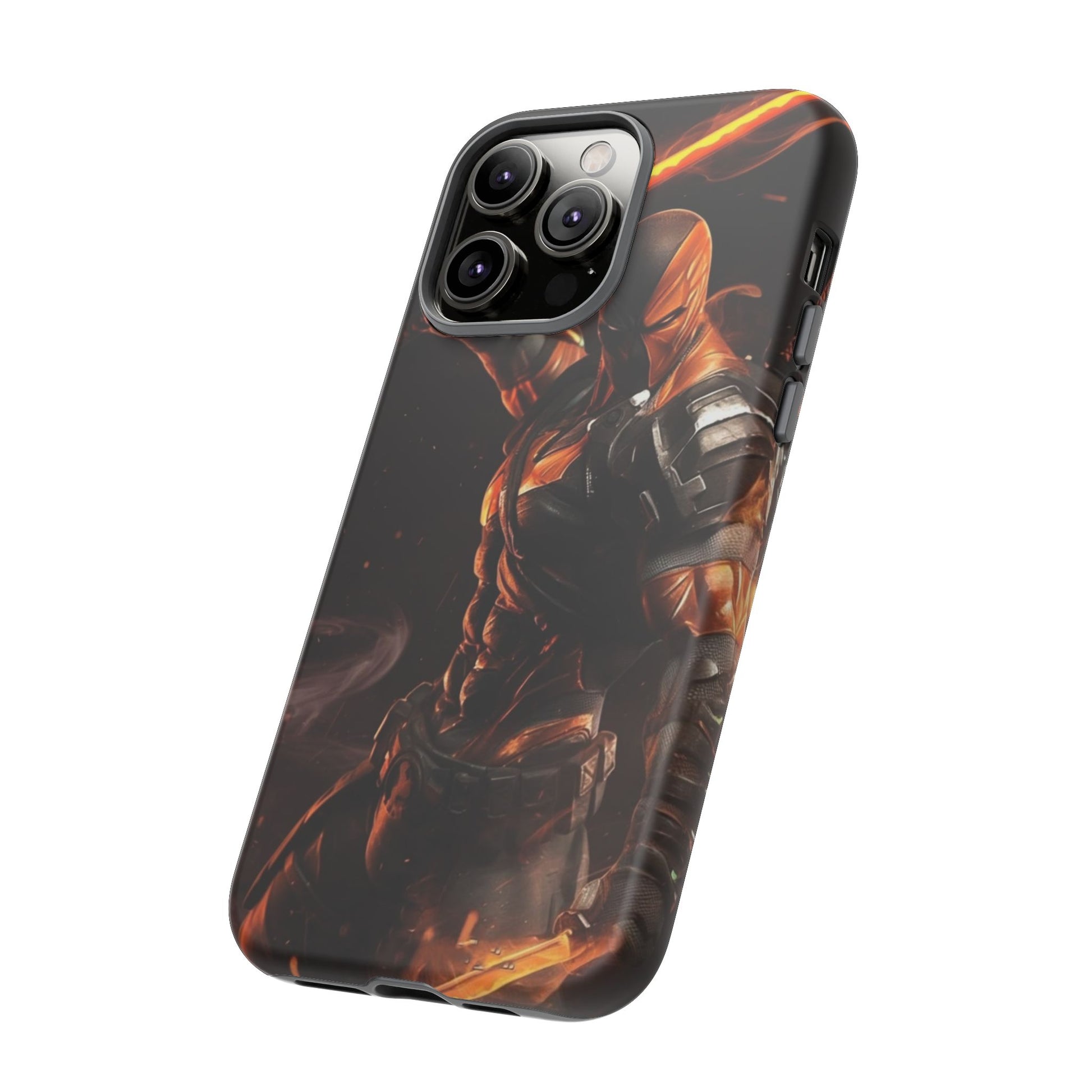 DC Comics Death Stroke Tough Cases for iPhones, Samsung, and Pixel