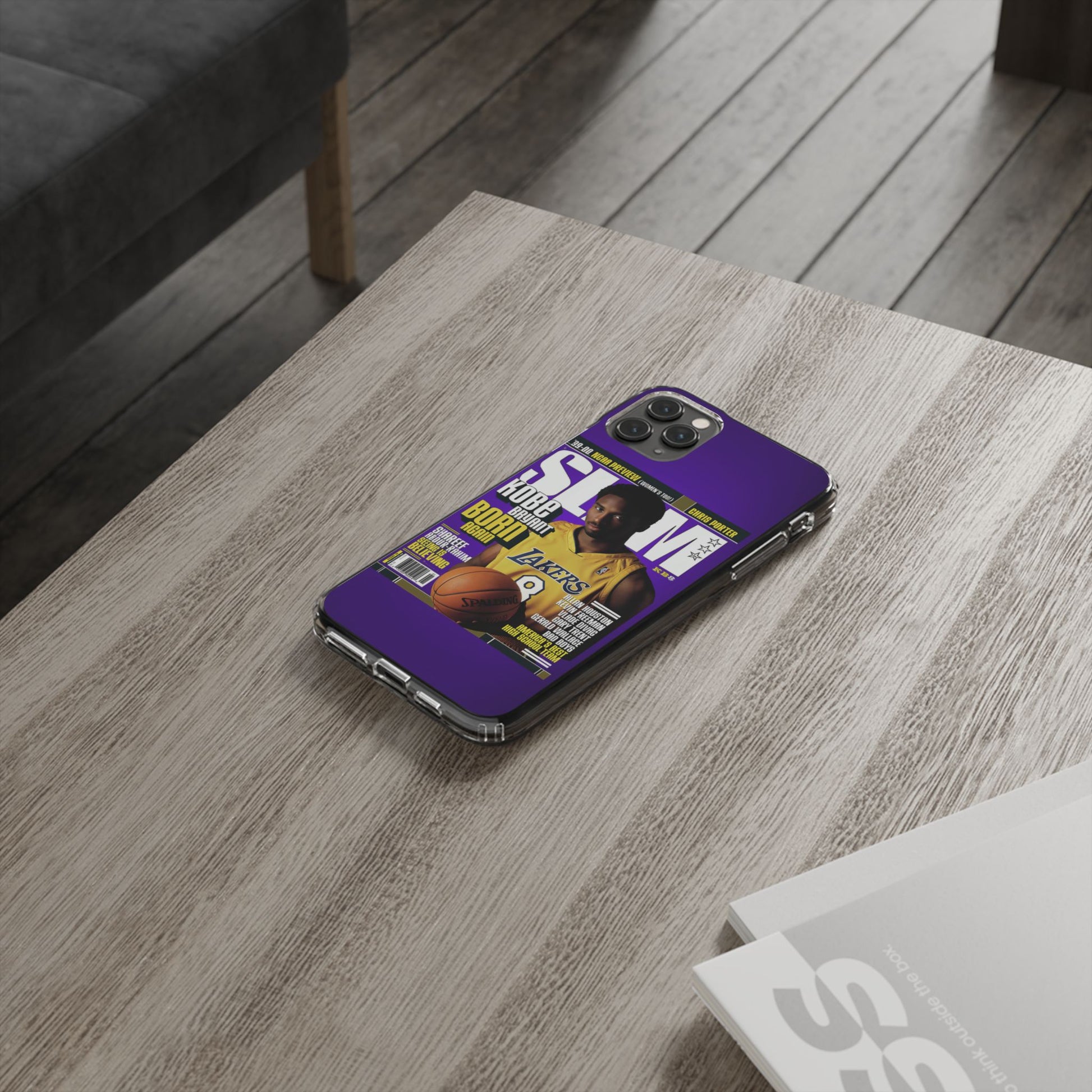 SLAM Cover Kobe Basketball Inspired design Clear Phone Cases