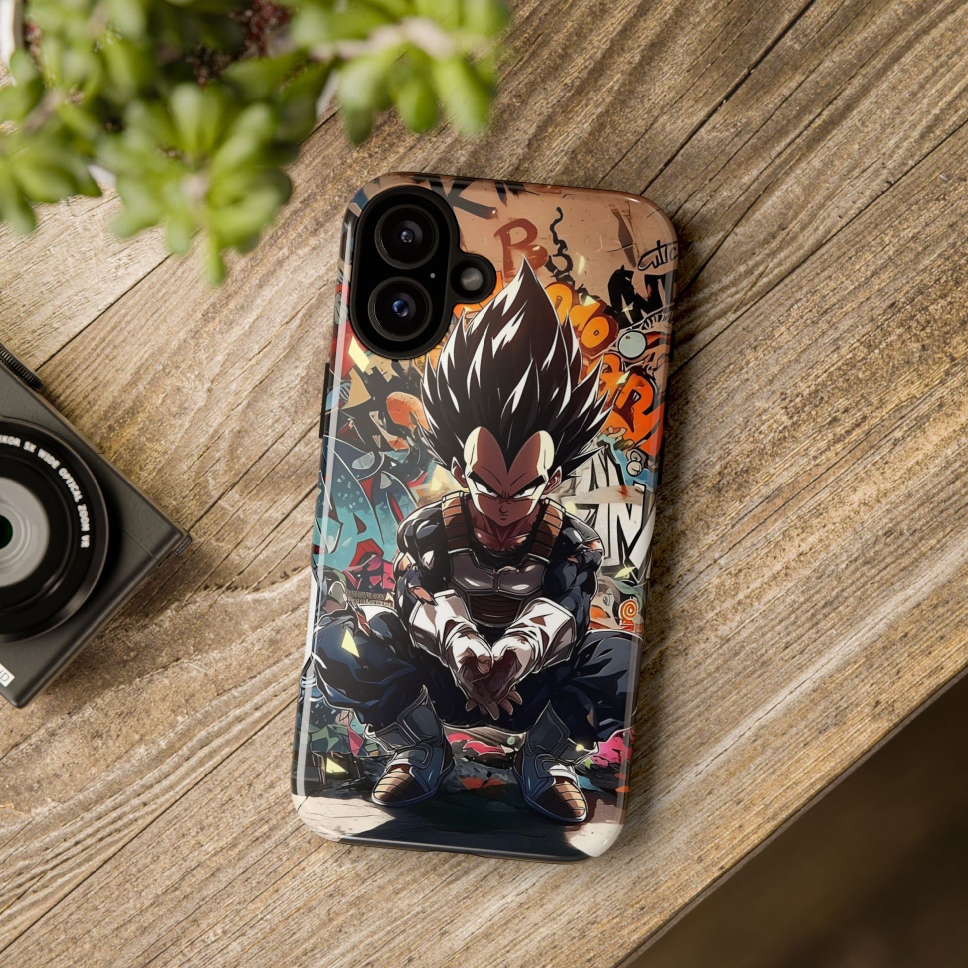 Anime Vegeta Dragon ball Z Tough Cases for iPhones, Samsung, and Pixel