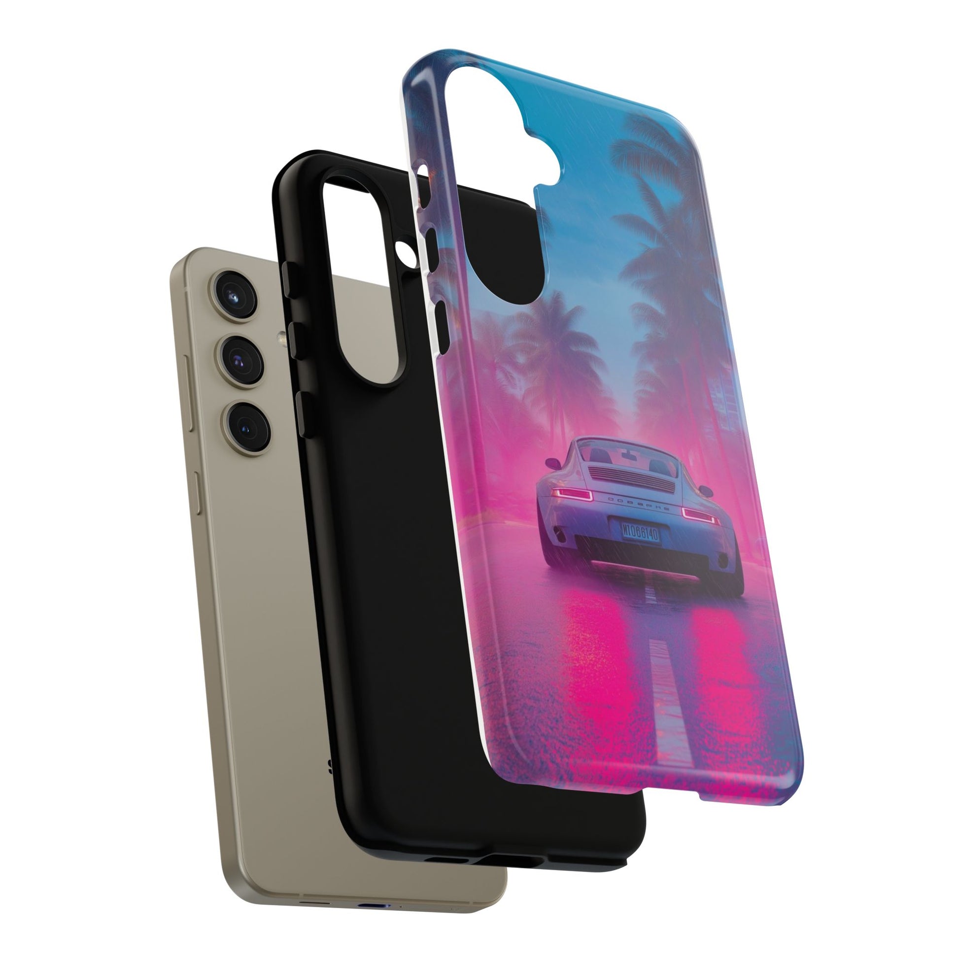 Miami Vice Porsche Phone Case for iPhone, Samsung Galaxy, & Pixel Phones