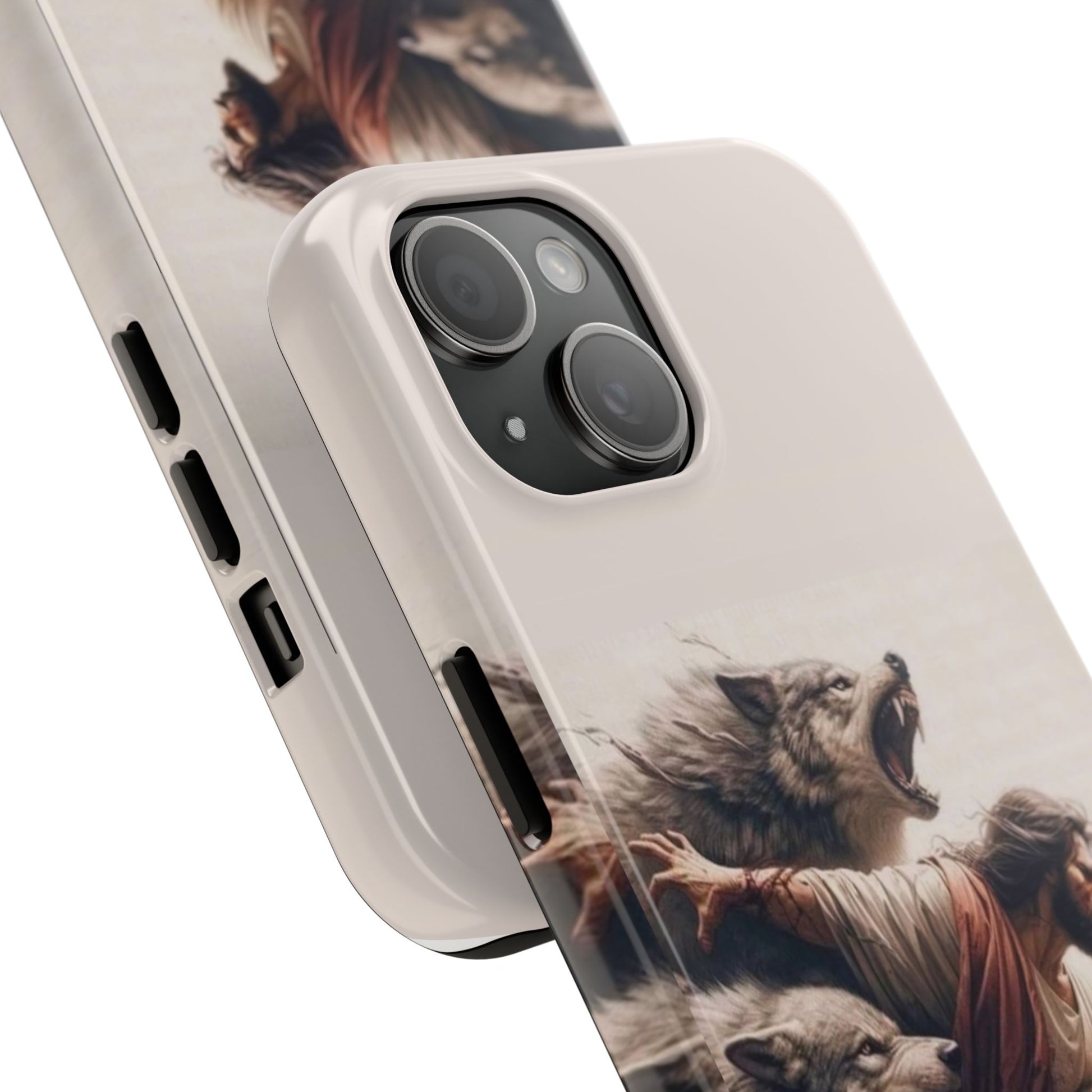 Jesus x Wolves Christian Themed Tough Phone Cases for Iphones & Samsung Phones