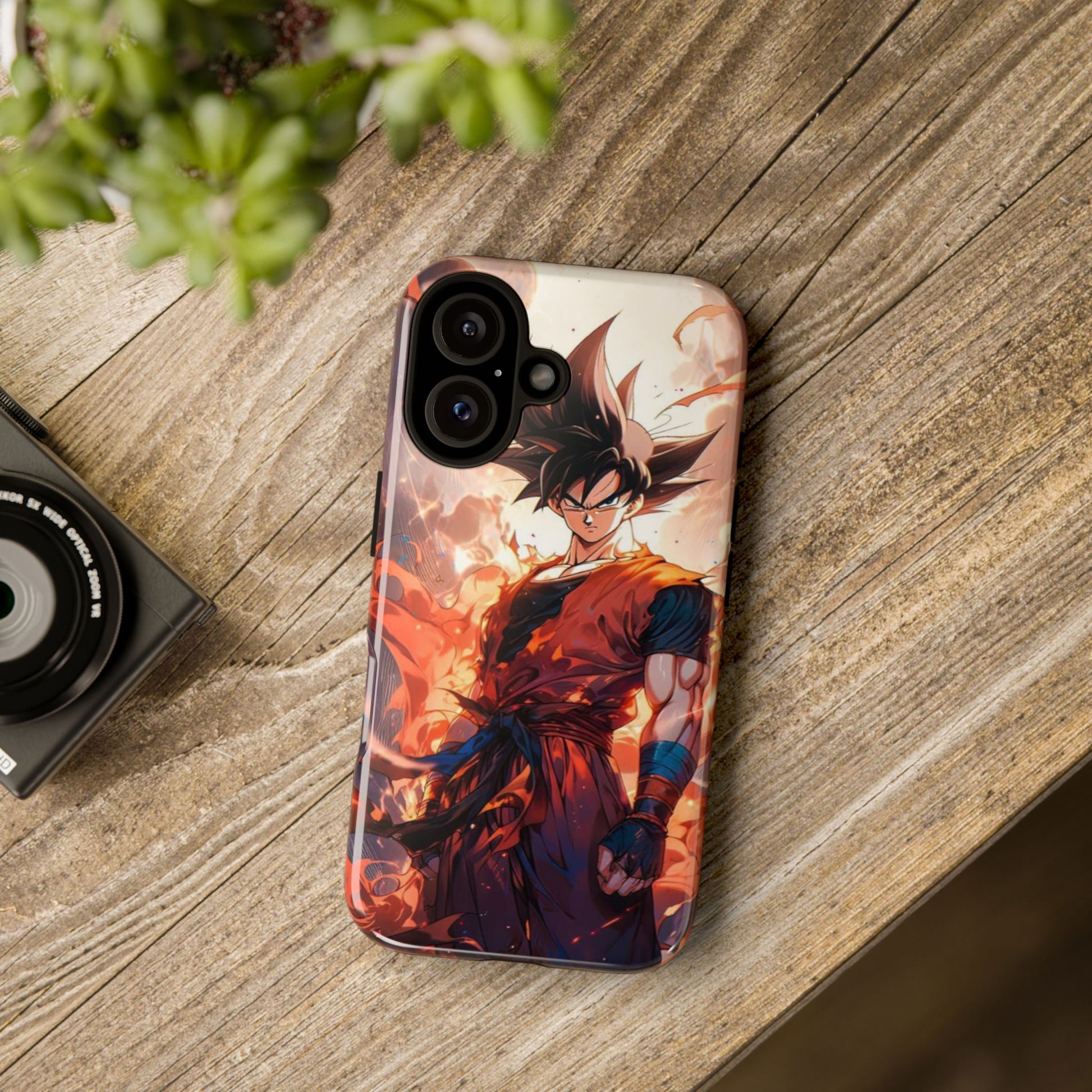 Anime Manga Dragon Ball Z Goku Tough Cases for iPhones, Samsung, and Pixel