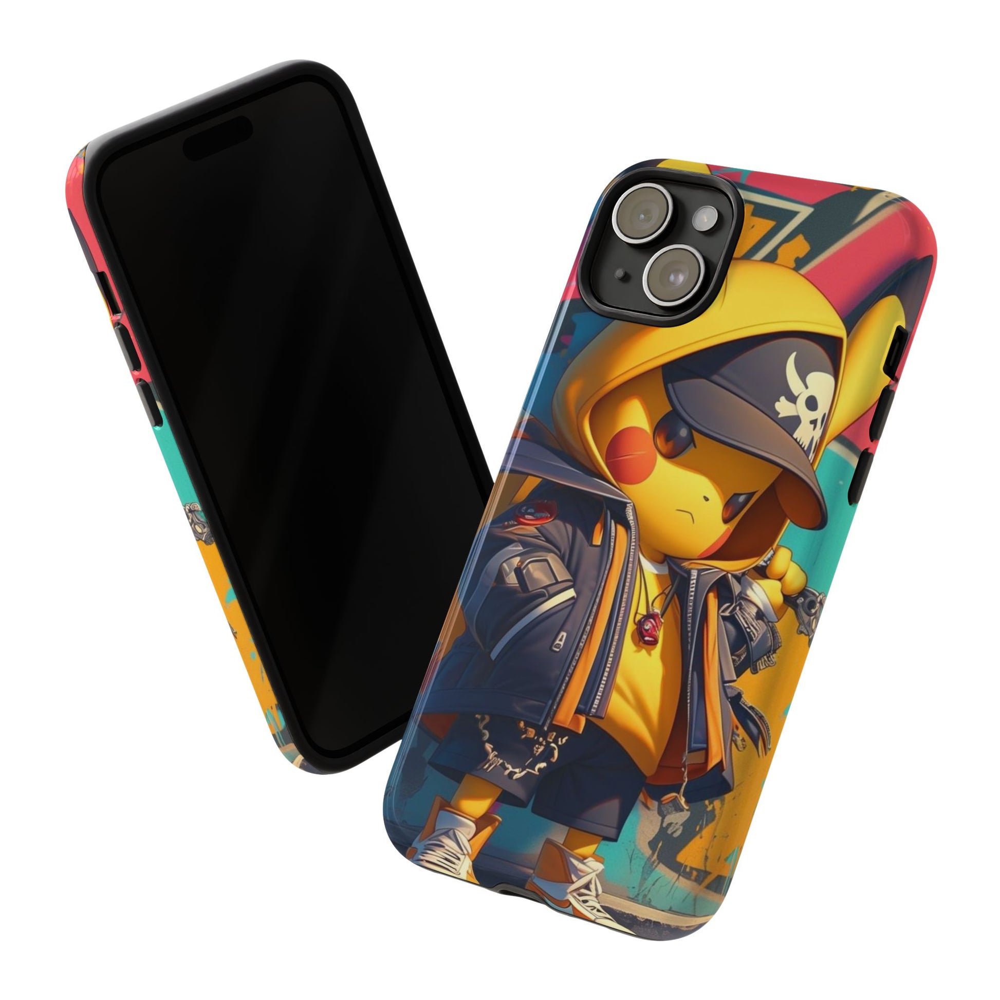 Cute Poke Bear Phone Case, Tough Cases for iPhones, Samsung, and Pixel