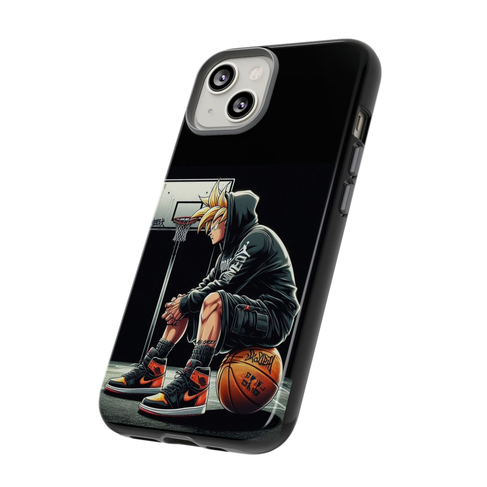 Son Goku Basketball Tough Cases for iPhones, Samsung, and Pixel