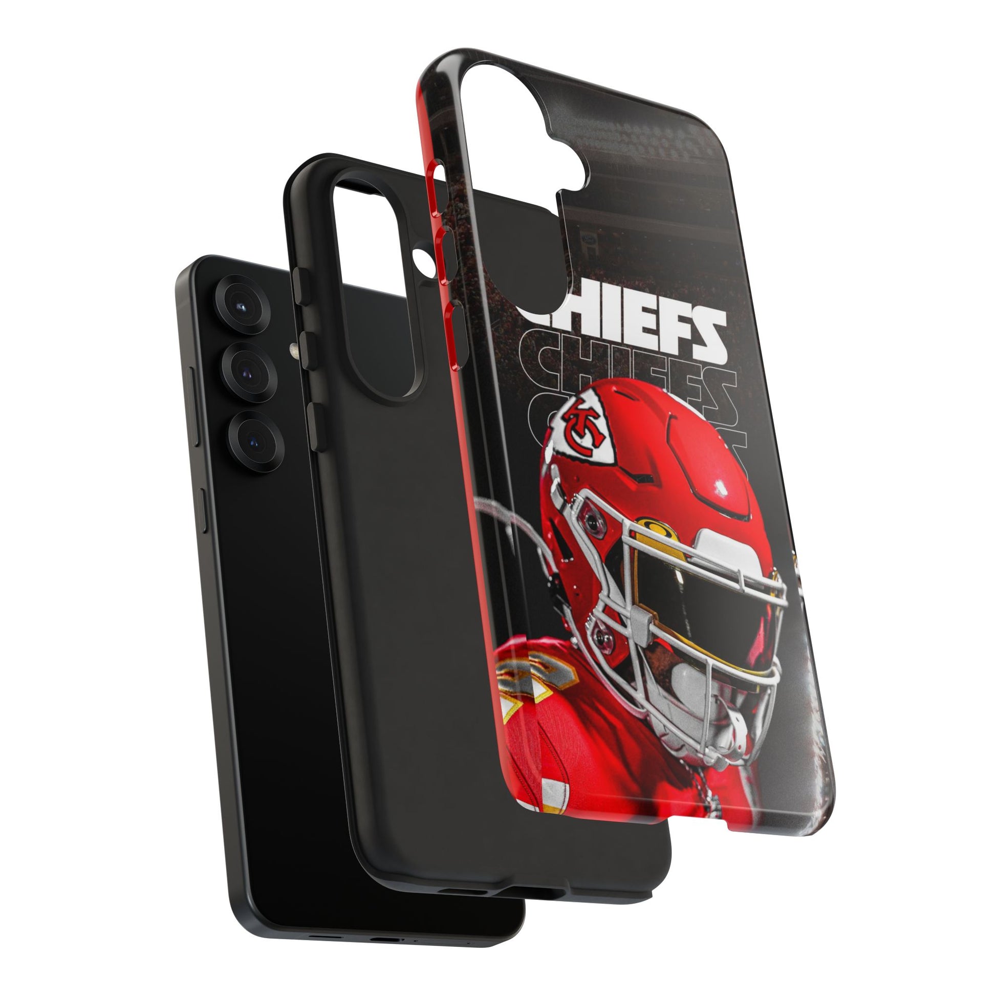 Kansas City Chiefs Football Helmet Logo Tough Cases for iPhones, Samsung, and Pixel