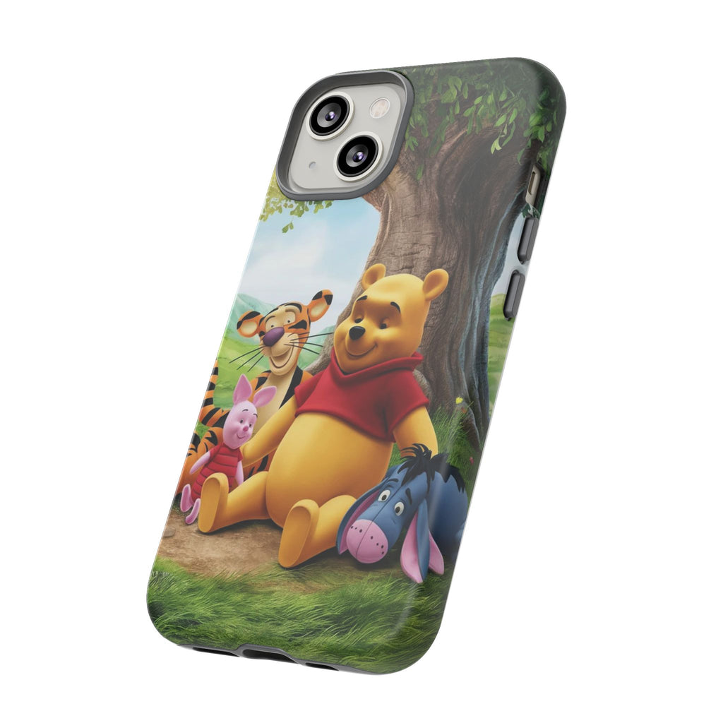 Cute Pooh Bear Phone Case, Tough Cases, Disney Phone for iPhones, Samsung, and Pixel
