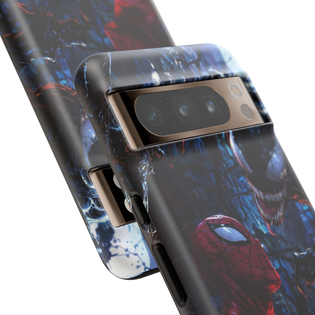 Venom x Spiderman Phone Case, Tough Cases for iPhones, Samsung, and Pixel