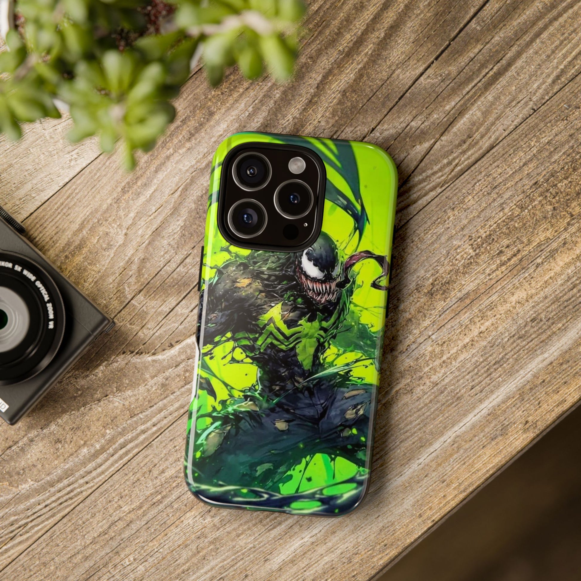 Evil Venom Phone Case, Tough Cases, Marvel Comics Phone for iPhones, Samsung, and Pixel