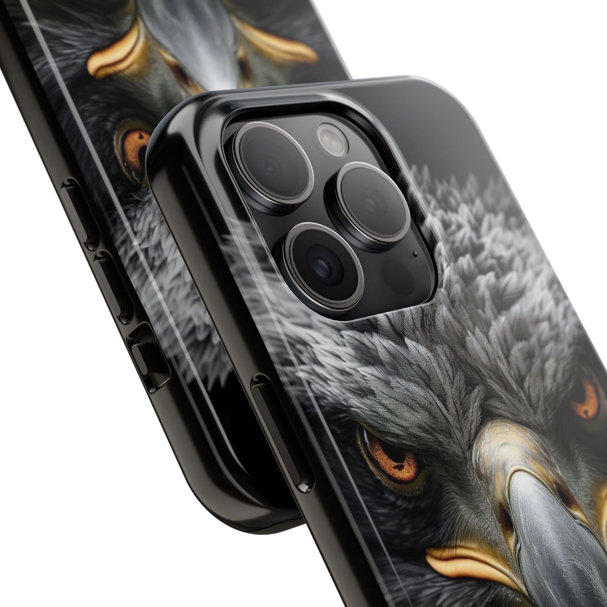 Mean Eagle Stare Theme Phone Cases for iPhones & Samsung Phones