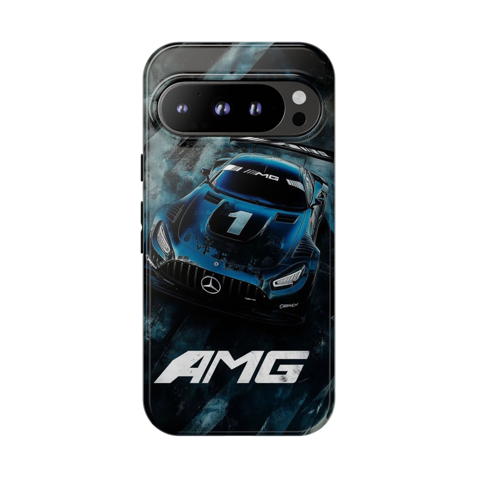 Mercedes AMG Racing Car Tough Cases for iPhones, Samsung, and Pixel
