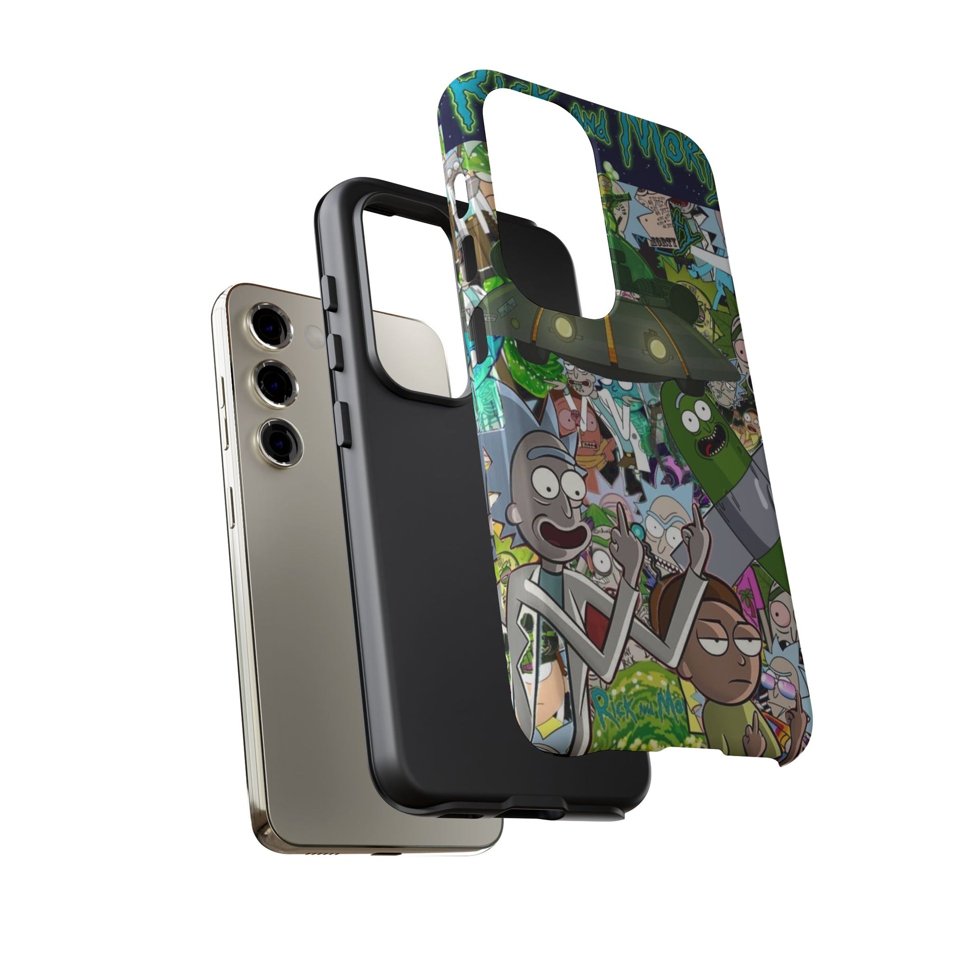 Rick and Morty Phone Case, Tough Cases for iPhones, Samsung, and Pixel