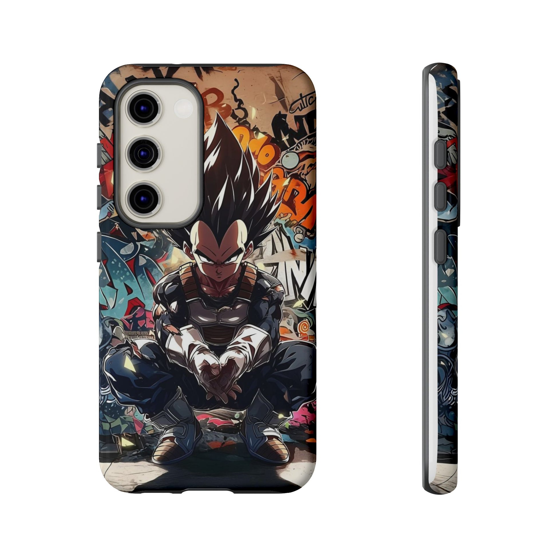 Anime Vegeta Dragon ball Z Tough Cases for iPhones, Samsung, and Pixel