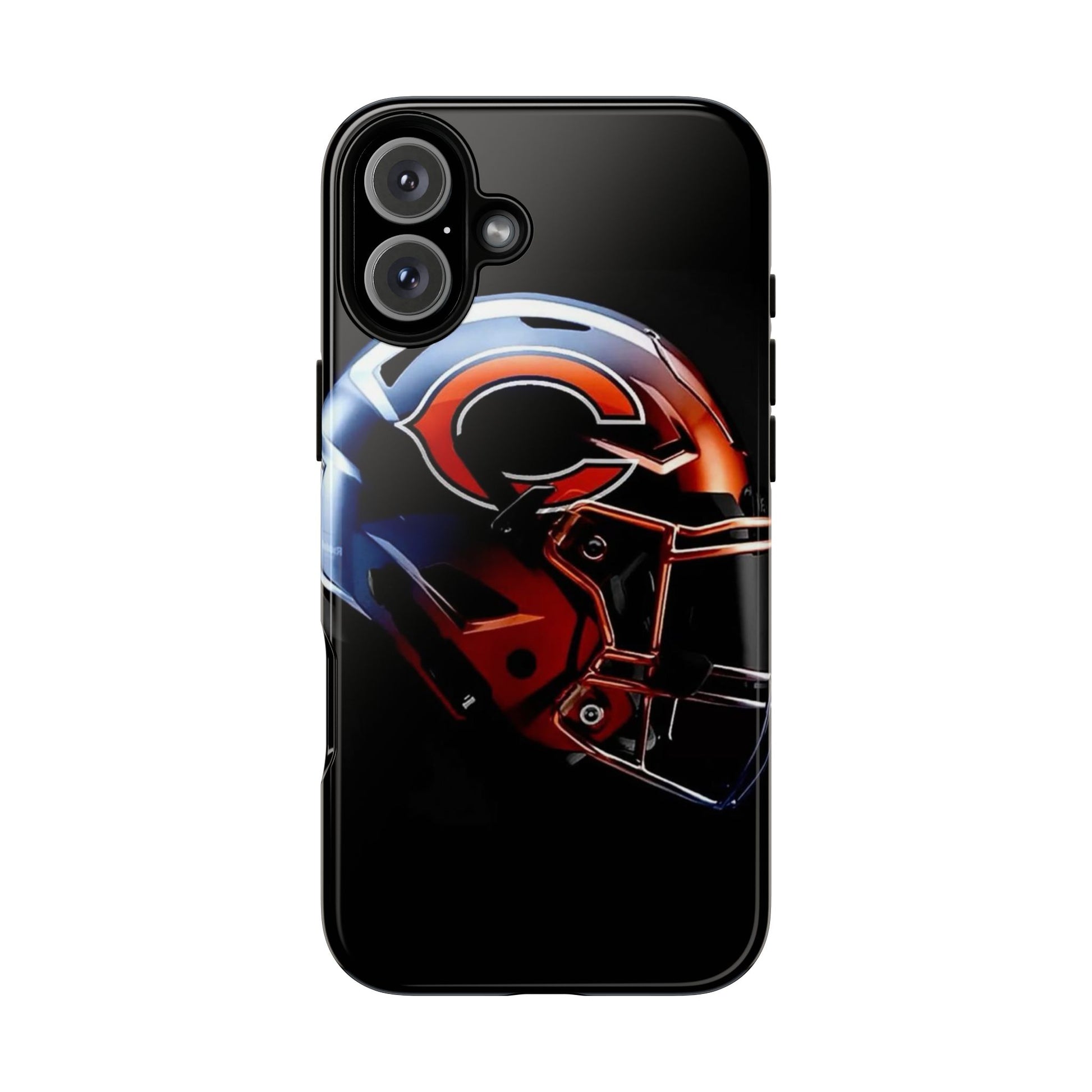 Football Helmet Chicago Bears Phone Case, Tough Cases for iPhones, Samsung, and Pixel