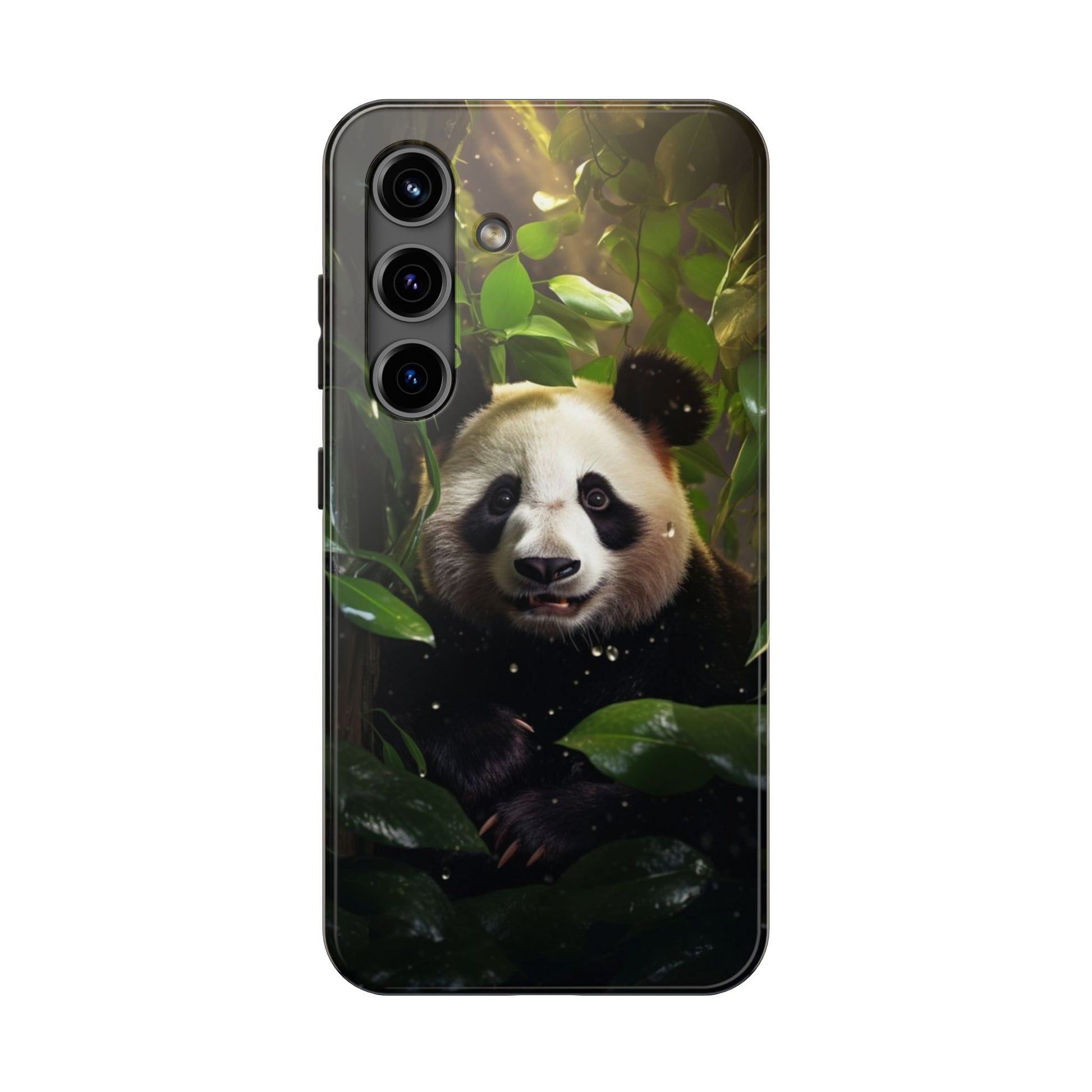 Smiling Panda Theme Phone Cases for iPhones & Samsung Phones