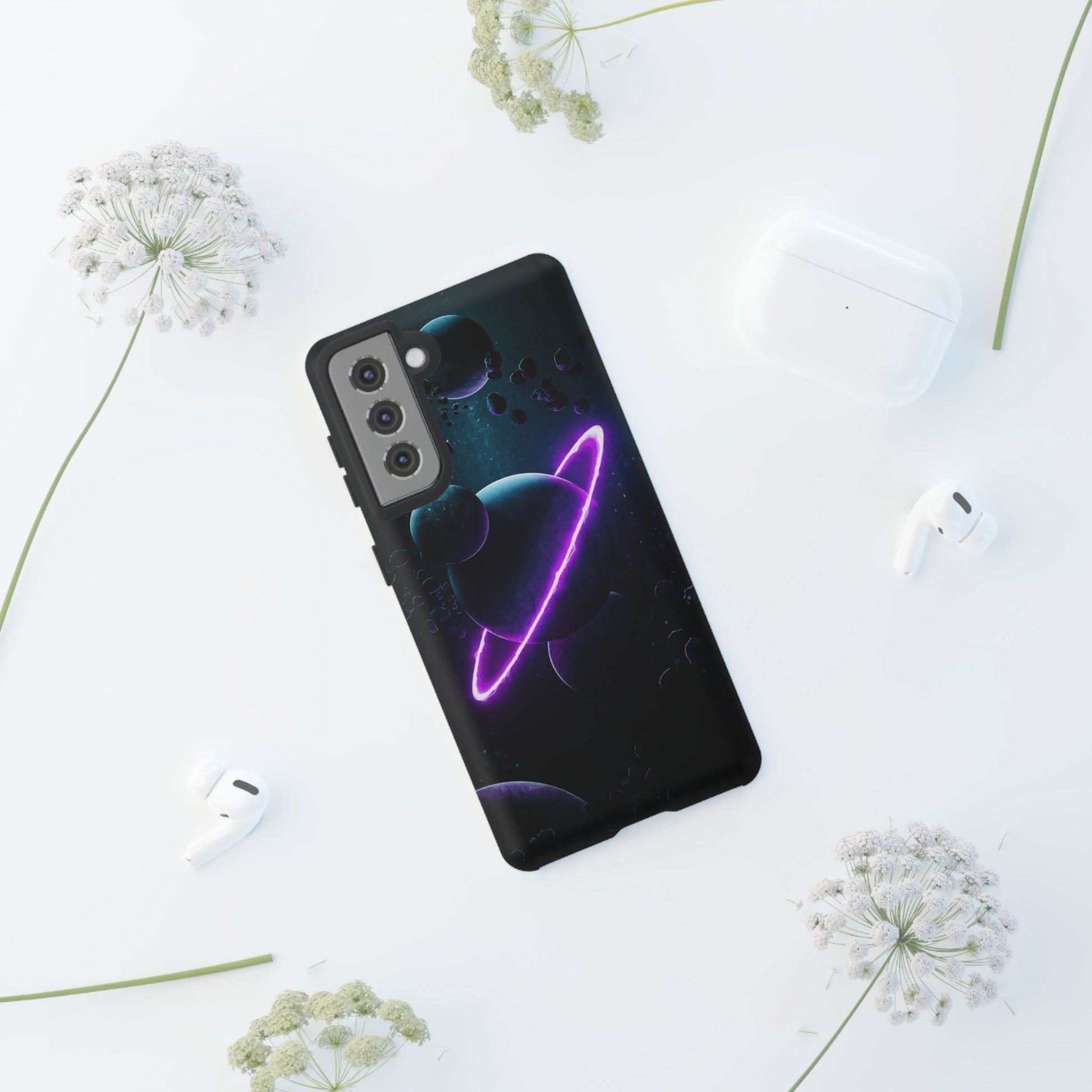 Space Themed Tough Cases for iPhones, Samsung, and Pixel
