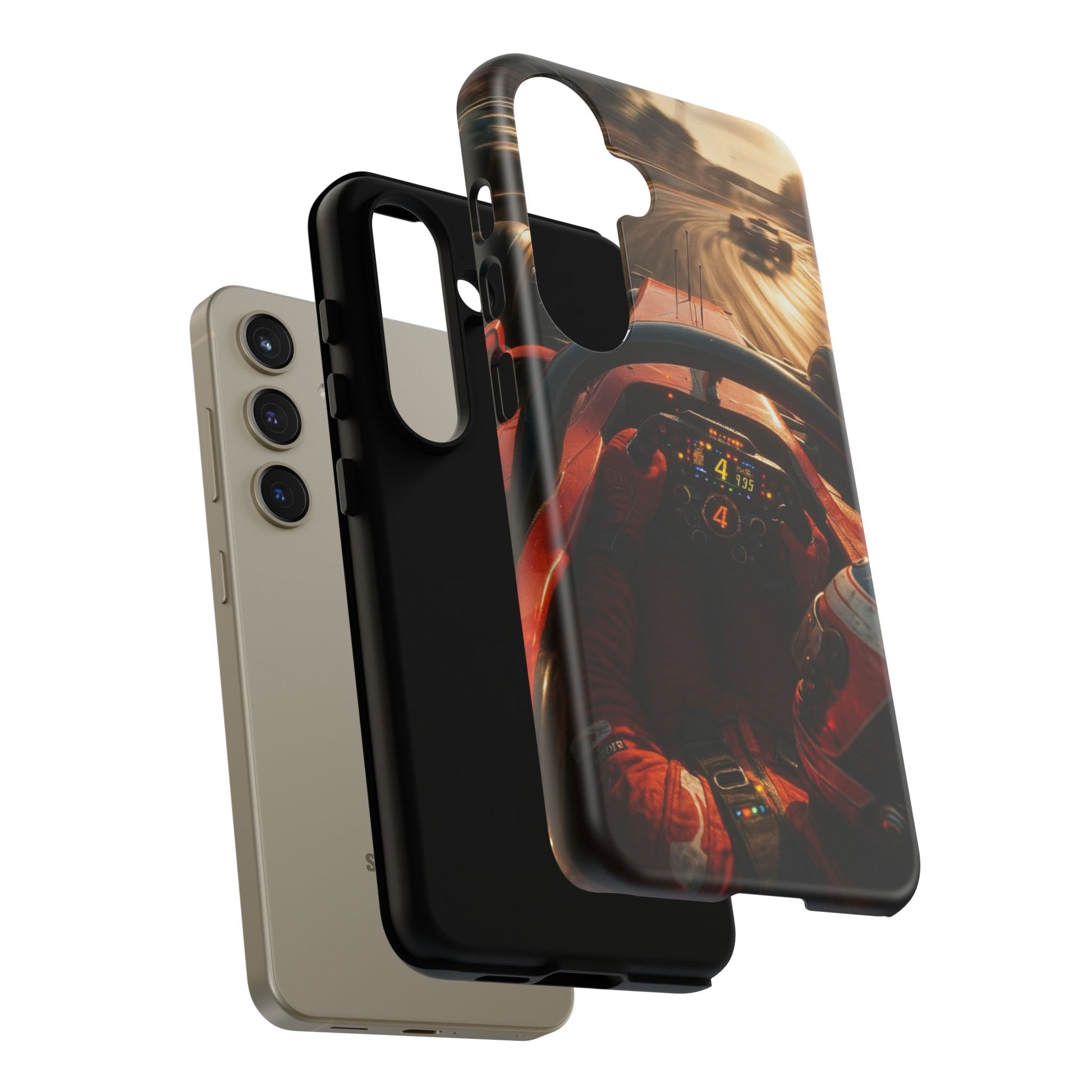 Formula 1 Cockpit Phone Case, Tough Cases for iPhones, Samsung, and Pixel