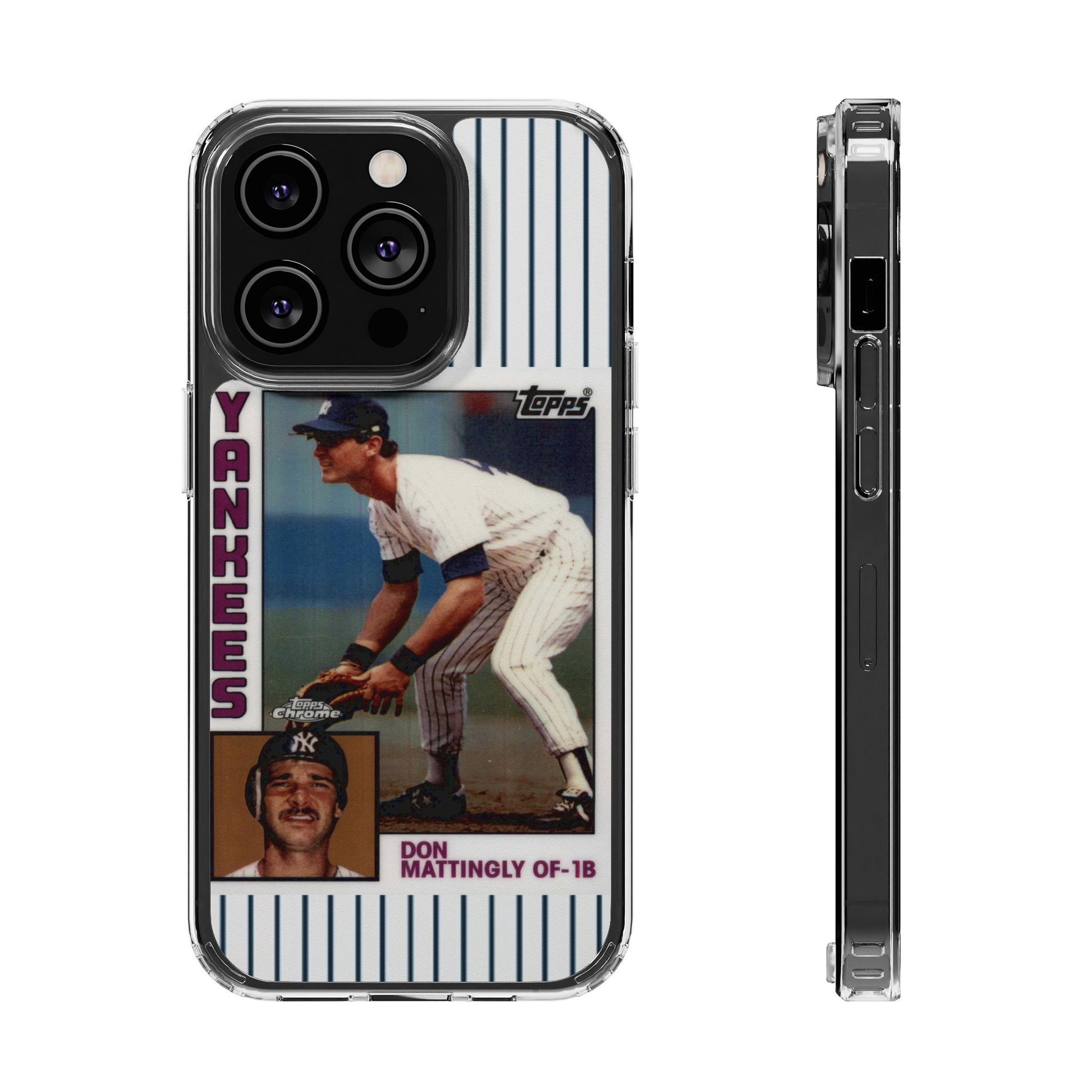 Mattingly Rookie Card Baseball inspired Protective Iphone and Samsung case