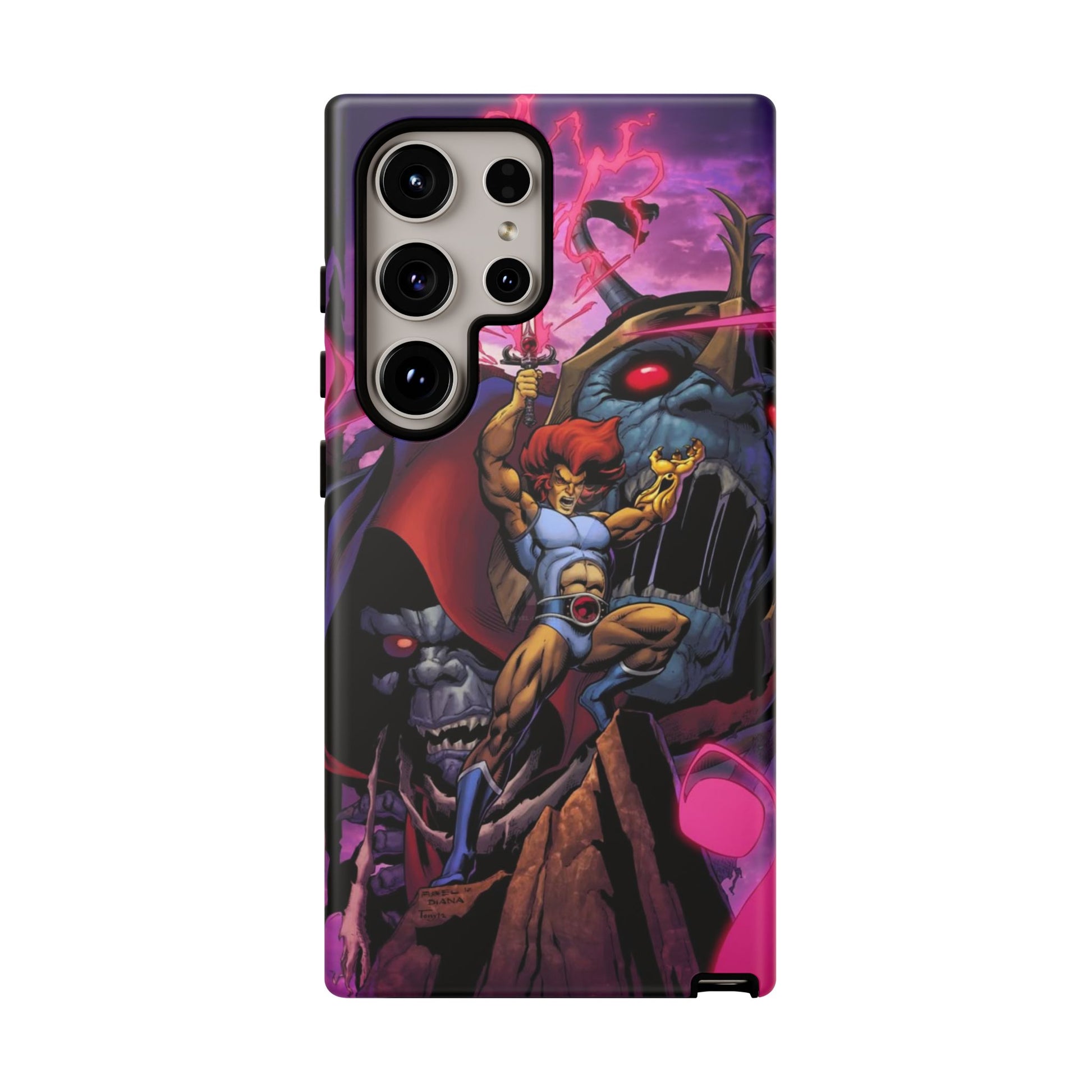 Thundercats Lion O x Mumra Tough Cases for iPhones, Samsung, and Pixel