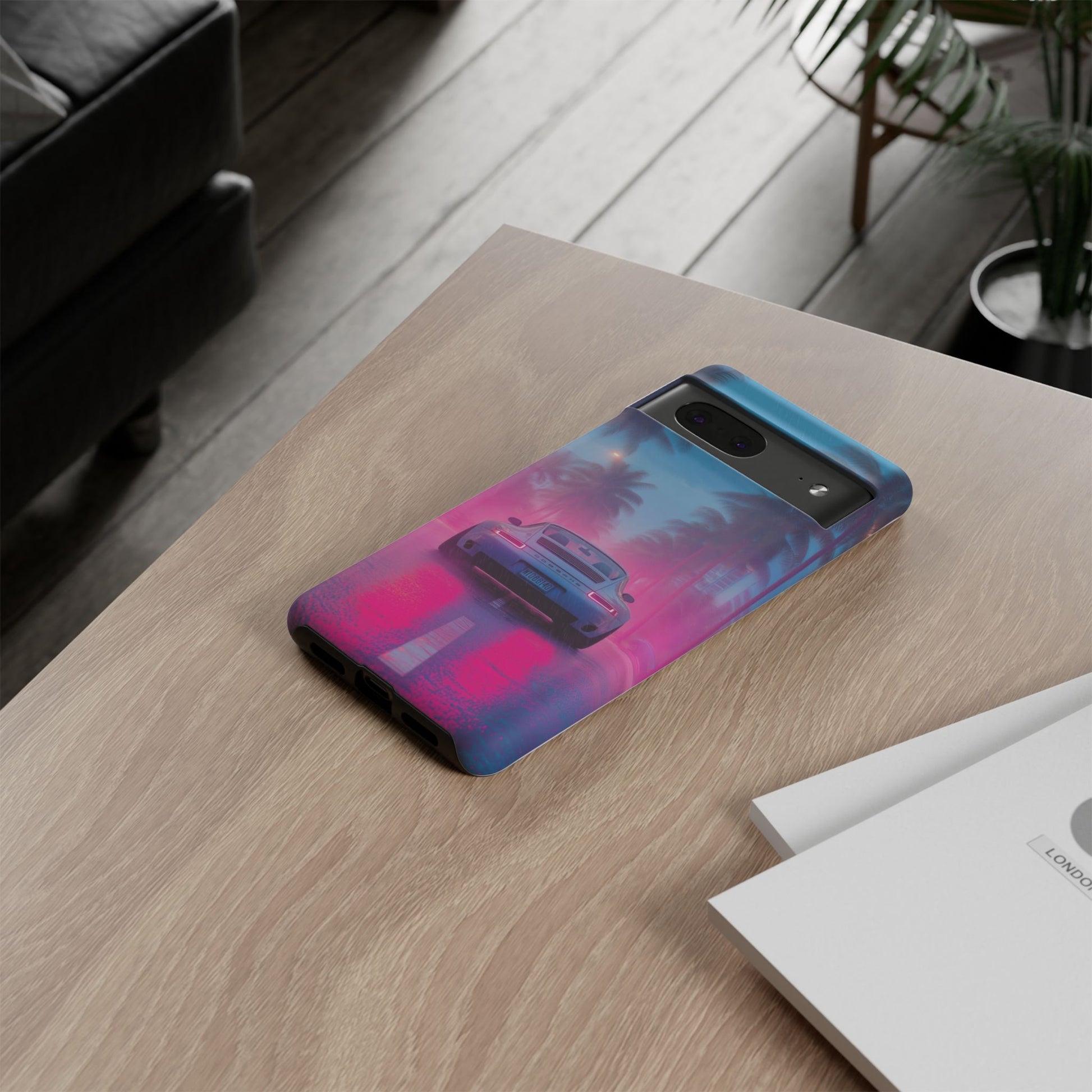 Miami Vice Porsche Phone Case for iPhone, Samsung Galaxy, & Pixel Phones