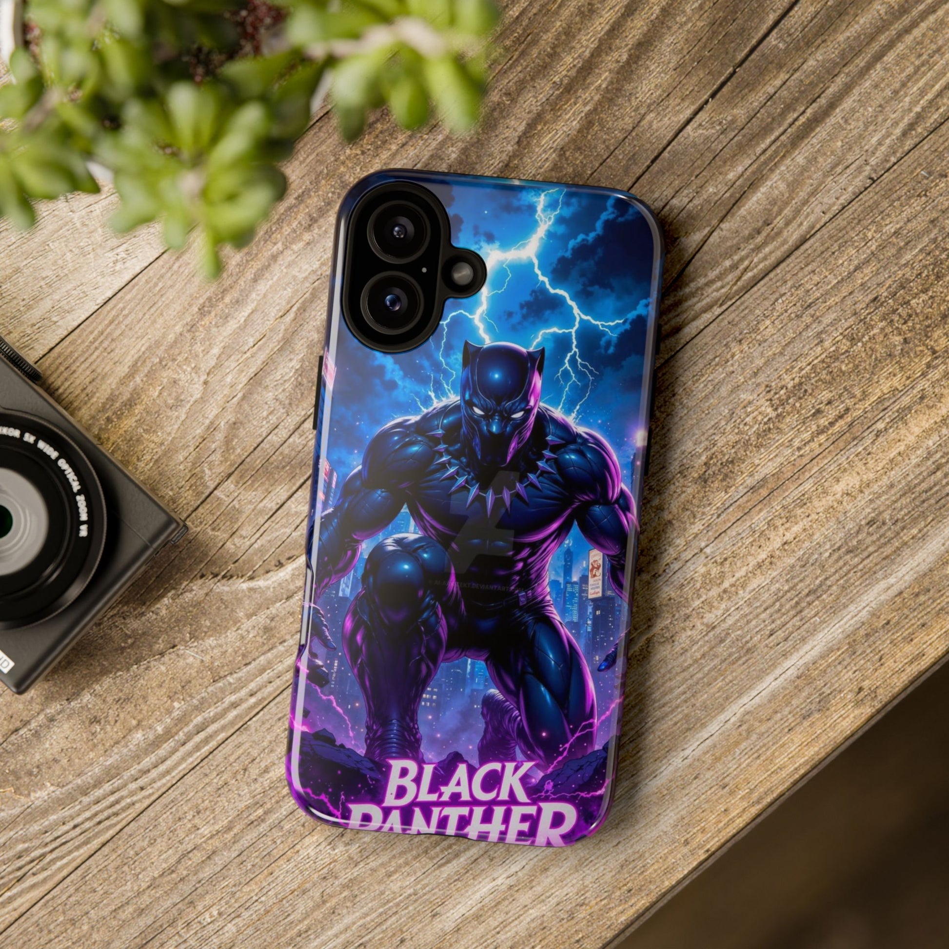 Black Panther Phone Case, Tough Cases for iPhones, Samsung, and Pixel