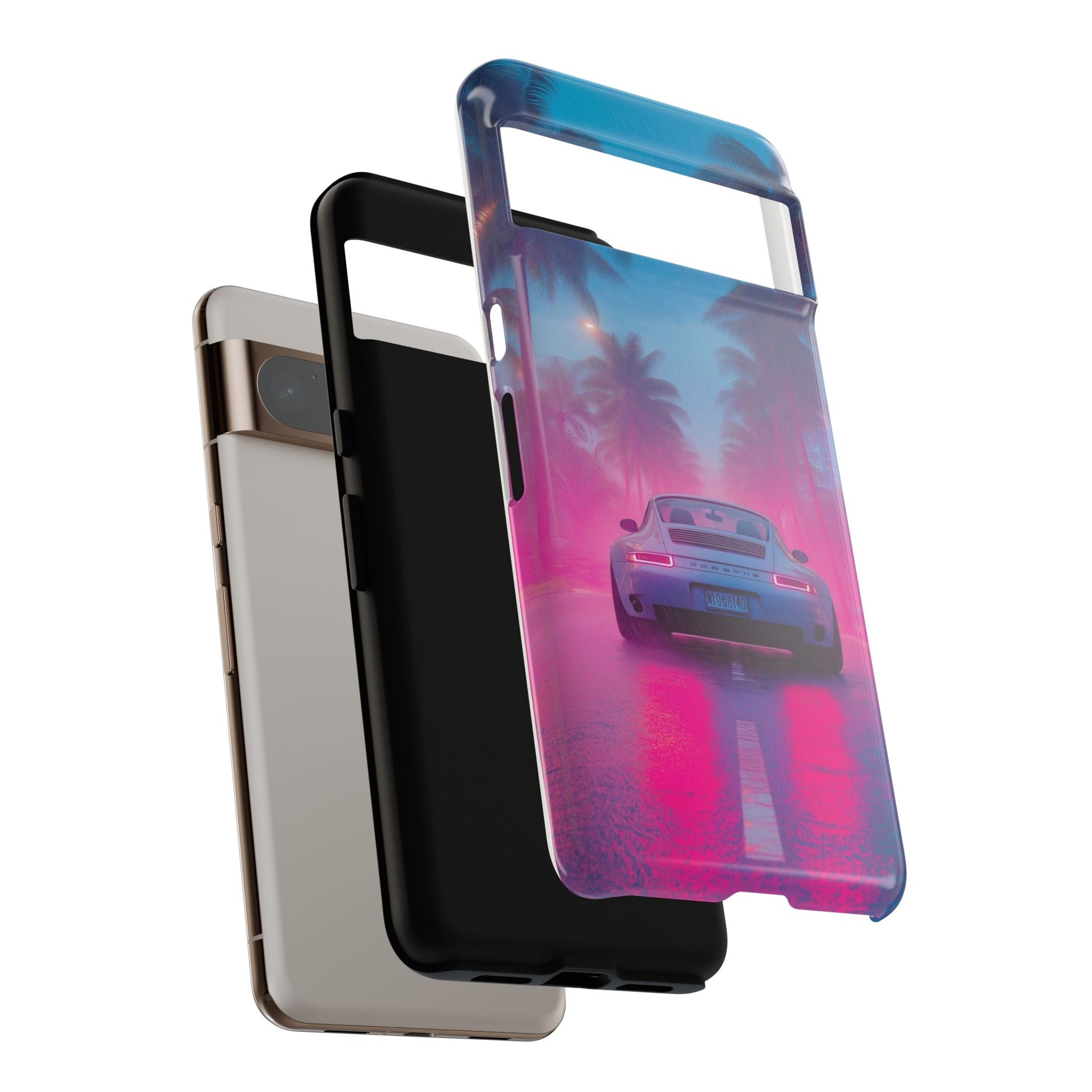 Miami Vice Porsche Phone Case for iPhone, Samsung Galaxy, & Pixel Phones