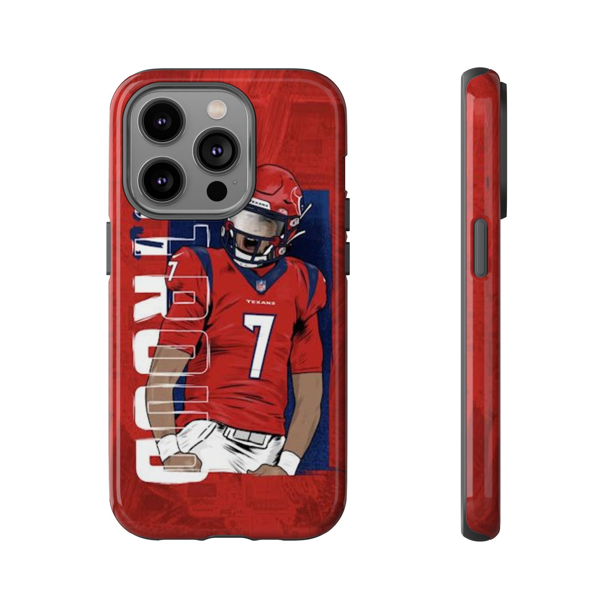 Houston Texans Football CJ Stroud Tough Cases for iPhones, Samsung, and Pixel
