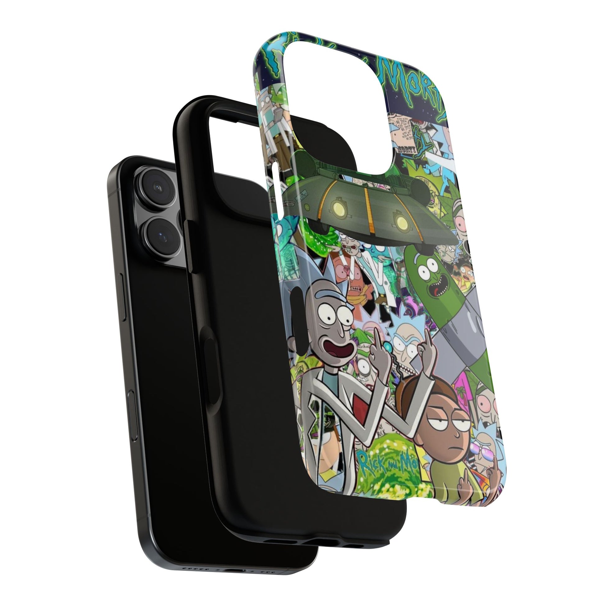 Rick and Morty Phone Case, Tough Cases for iPhones, Samsung, and Pixel