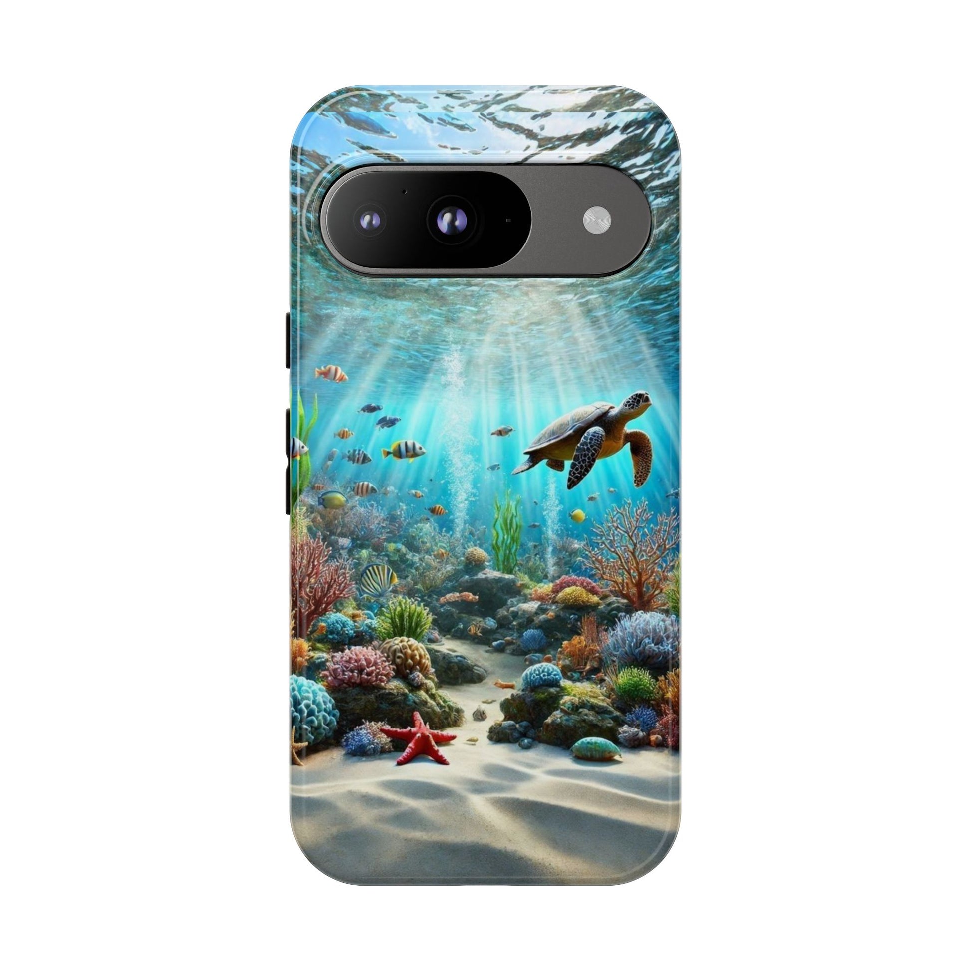 Under Sea Landscape Tough Cases for iPhones, Samsung, and Pixel