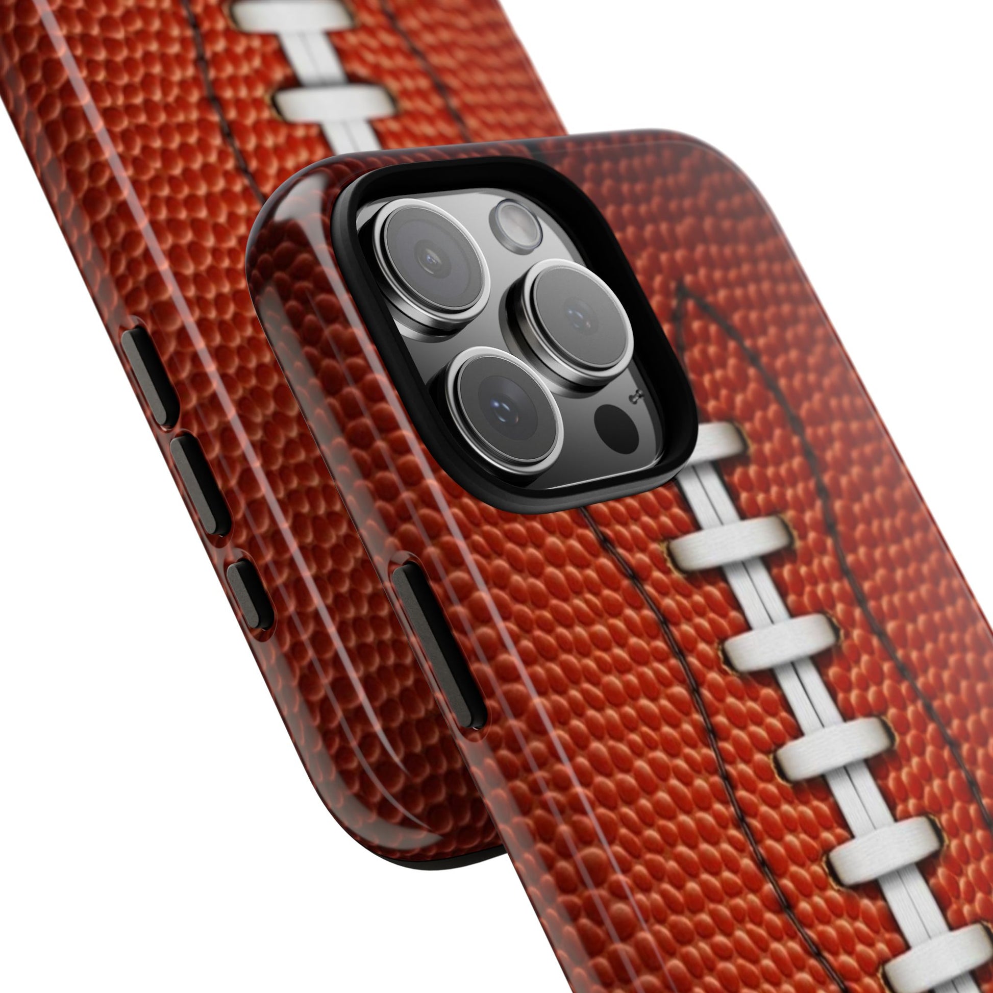 Football Pigskin Print Tough Cases for iPhones, Samsung, and Pixel