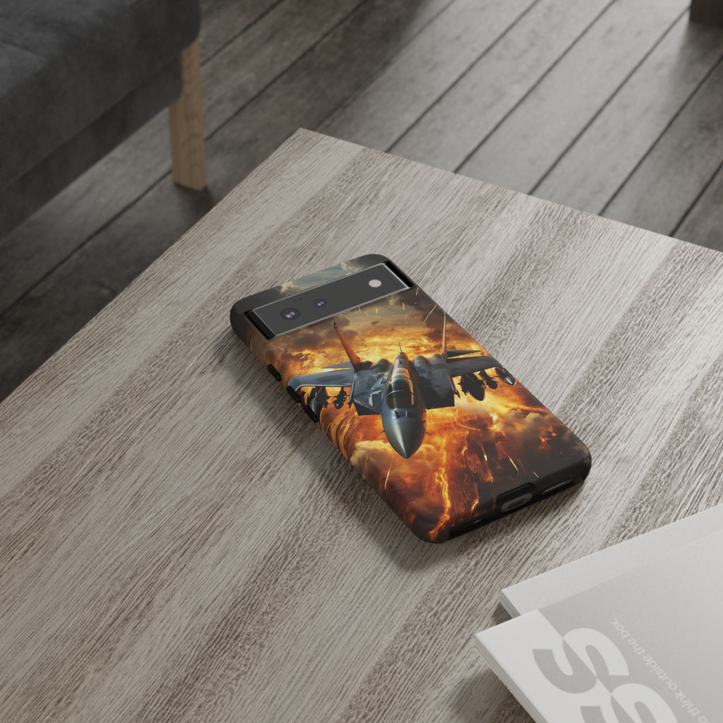 F-15 Fighter Jet Tough Cases for iPhones, Samsung, and Pixel