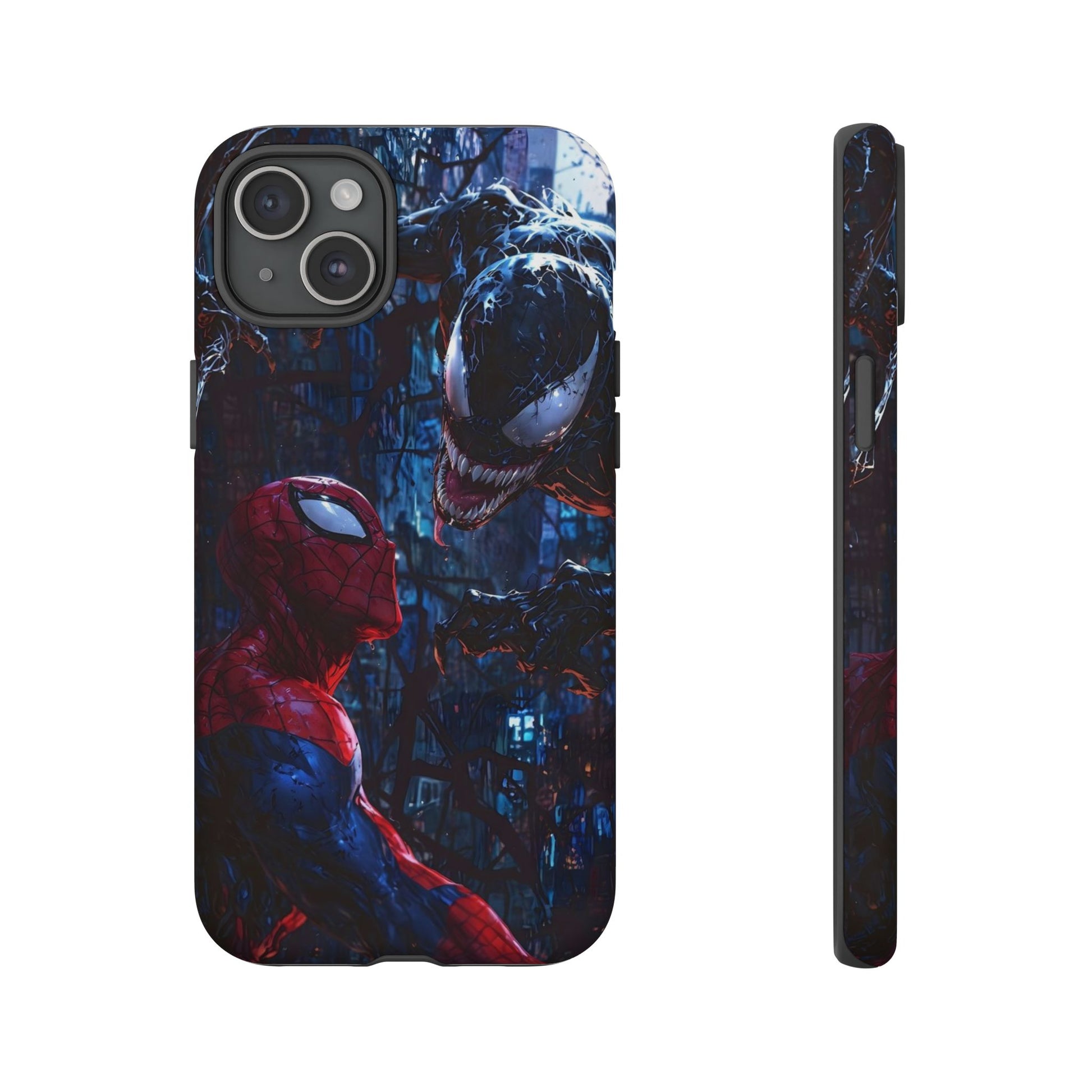 Venom x Spiderman Phone Case, Tough Cases for iPhones, Samsung, and Pixel