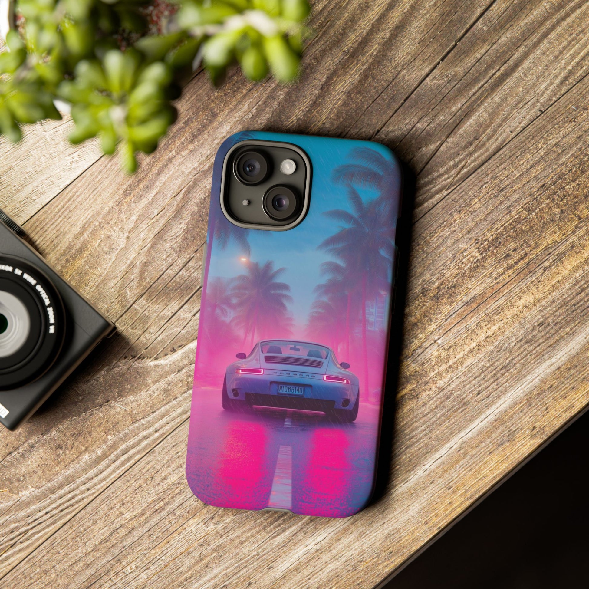 Miami Vice Porsche Phone Case for iPhone, Samsung Galaxy, & Pixel Phones