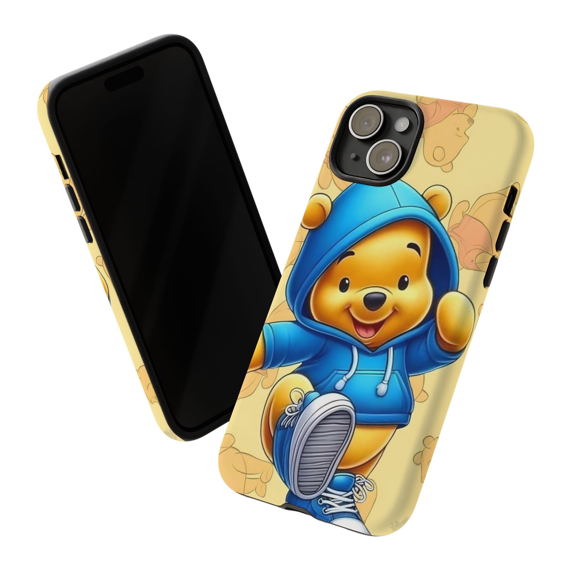 Cute Pooh Bear Phone Case, Tough Case