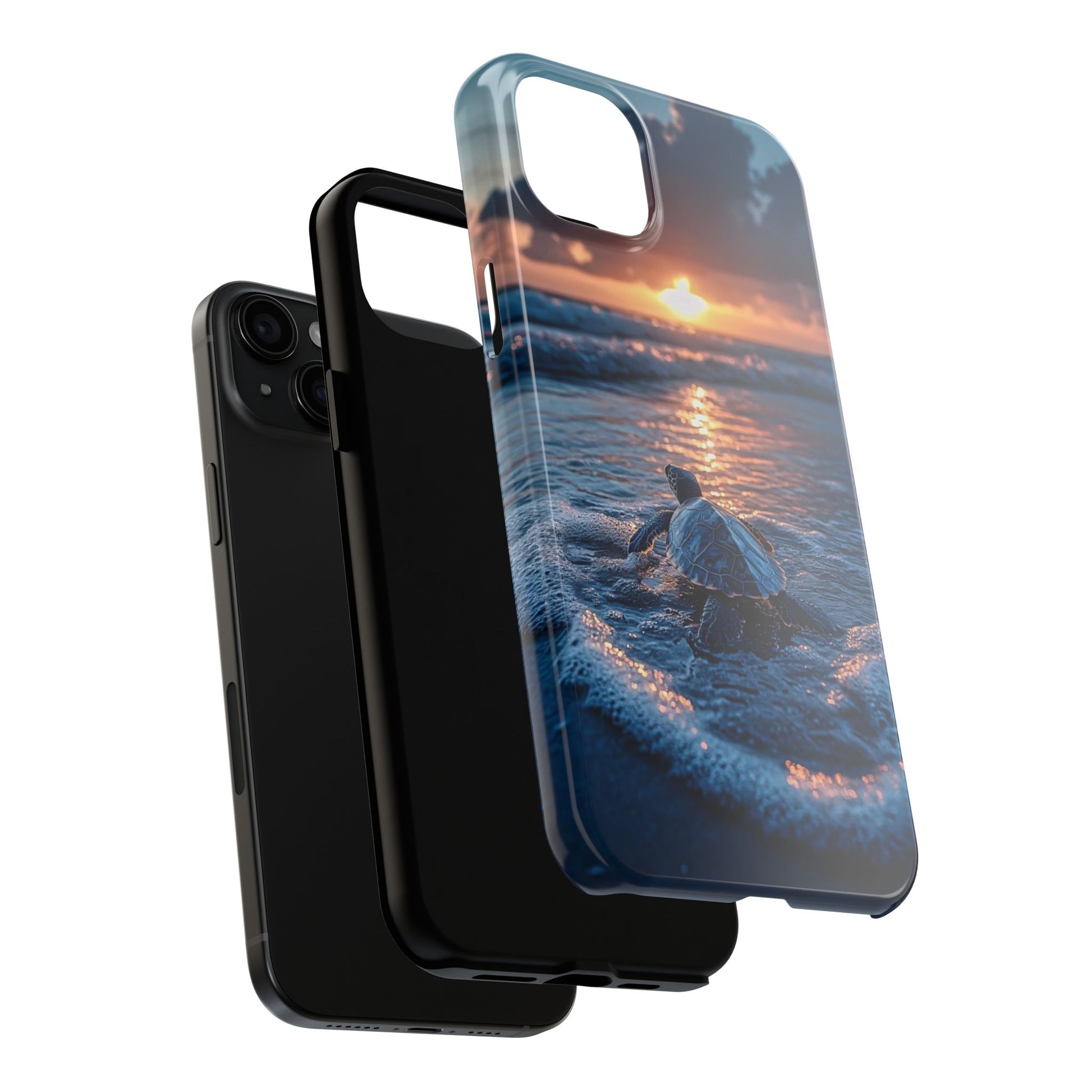 Beautiful Sea Turtle Themed Tough Phone Cases for Iphones & Samsung Phones