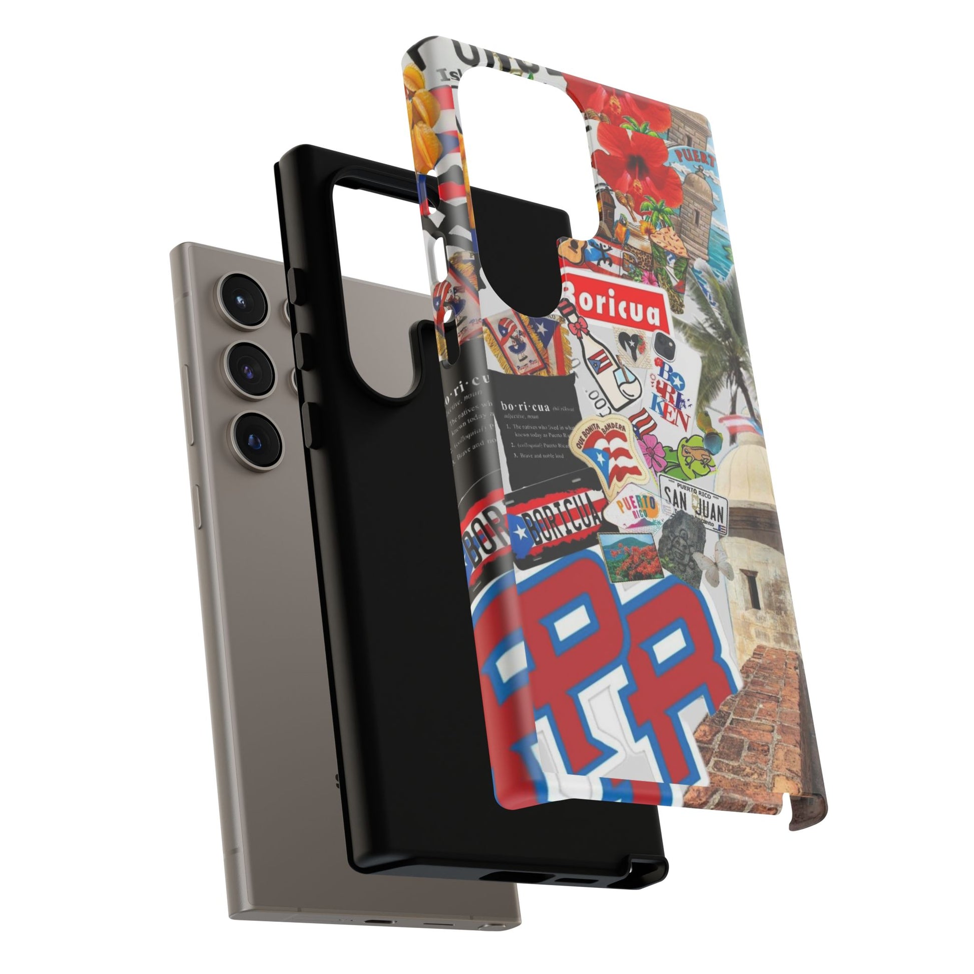 Puerto Rico Boricua Art Tough Cases for iPhones, Samsung, and Pixel