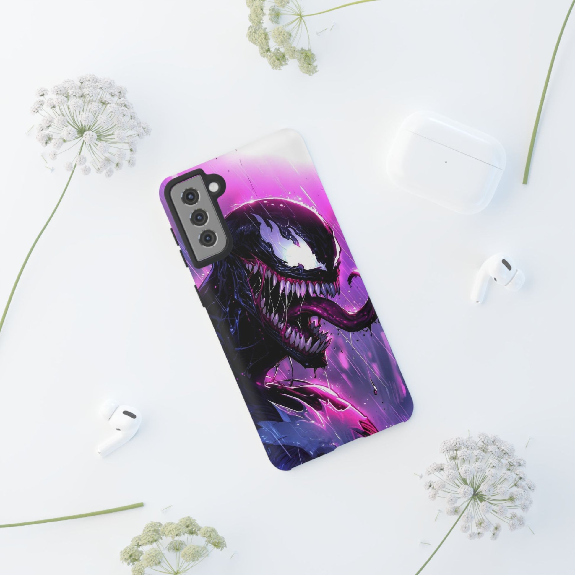 Marvel's Venom Phone Case, Tough Cases, Marvel Comics Phone for iPhones, Samsung, and Pixel