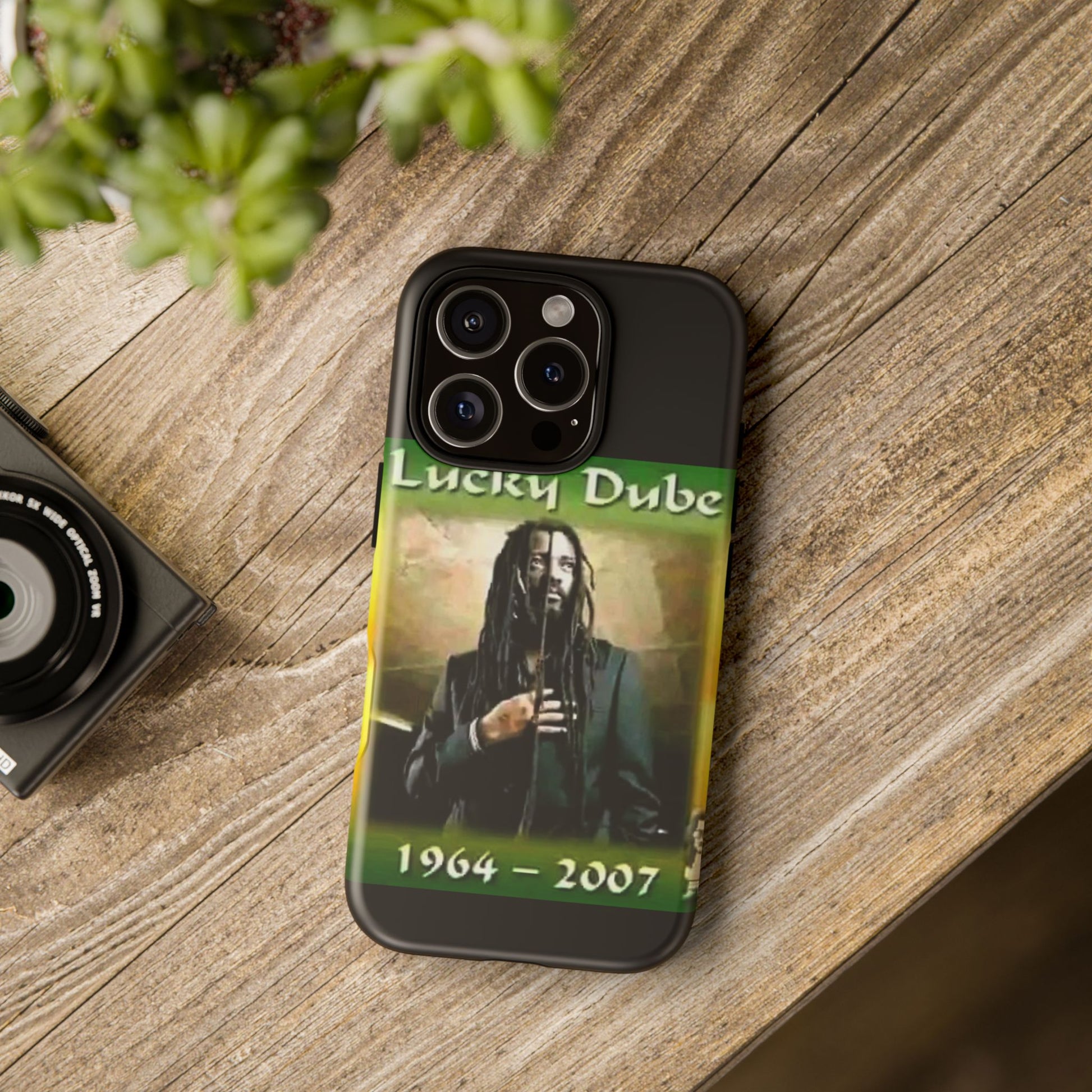 Lucky Dube Tough Cases for iPhones, Samsung, and Pixel