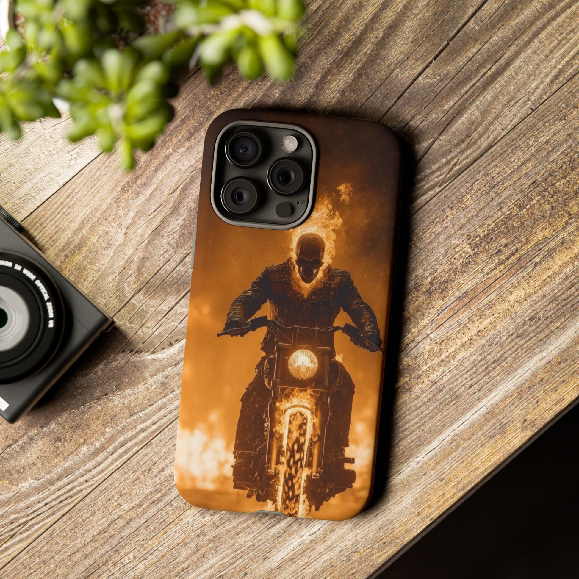 Marvel's Ghostrider Tough Cases for iPhones, Samsung, and Pixel