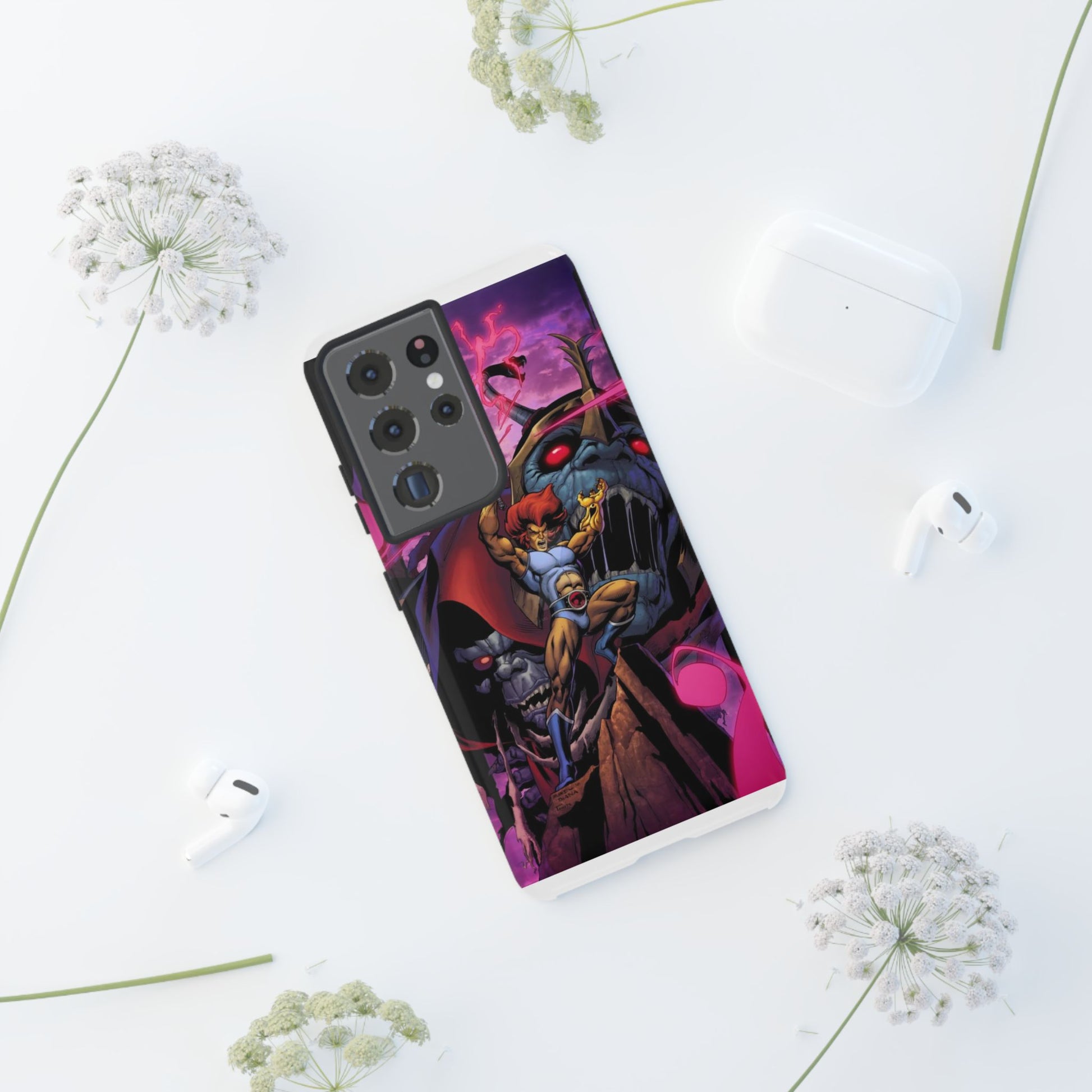 Thundercats Lion O x Mumra Tough Cases for iPhones, Samsung, and Pixel