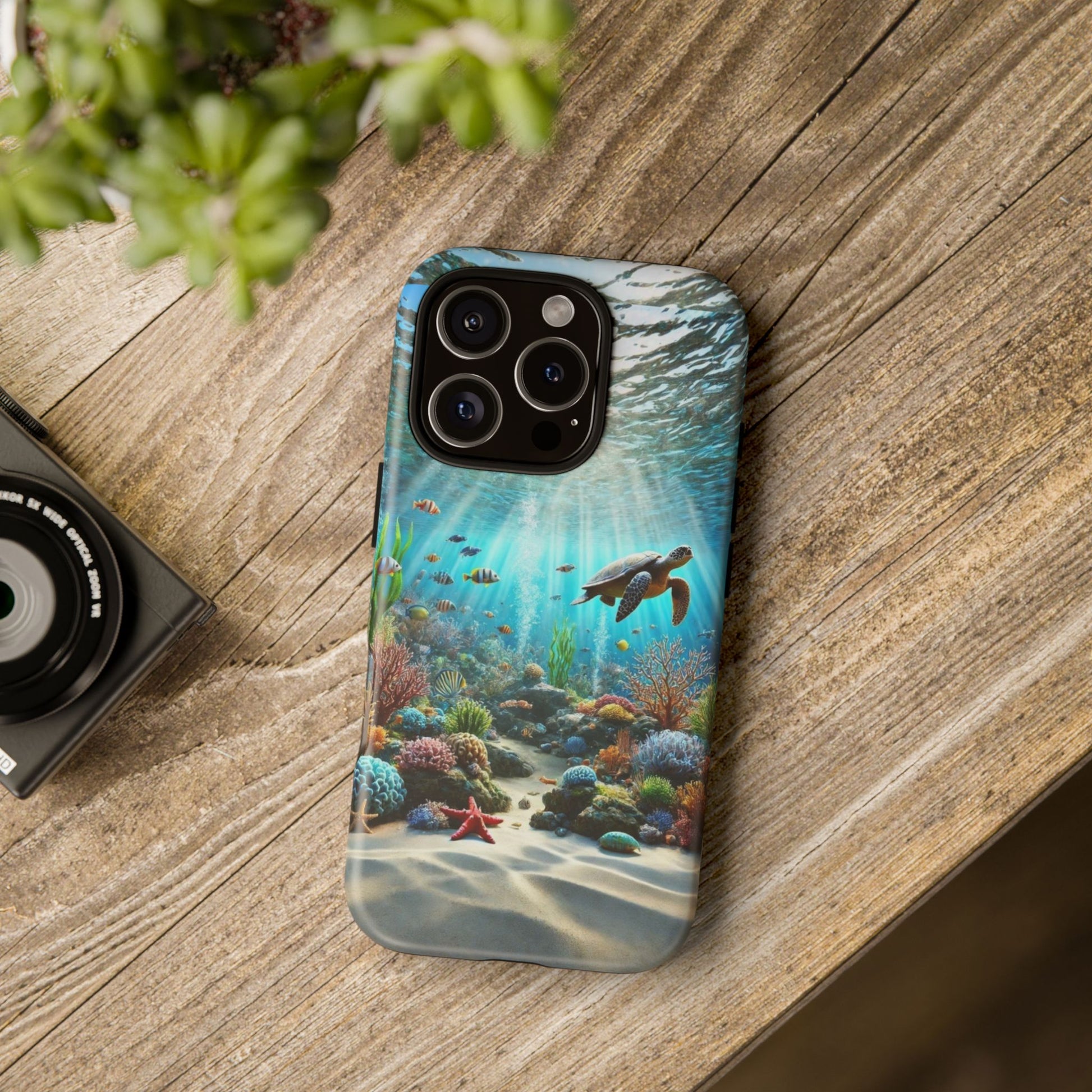 Under Sea Landscape Tough Cases for iPhones, Samsung, and Pixel