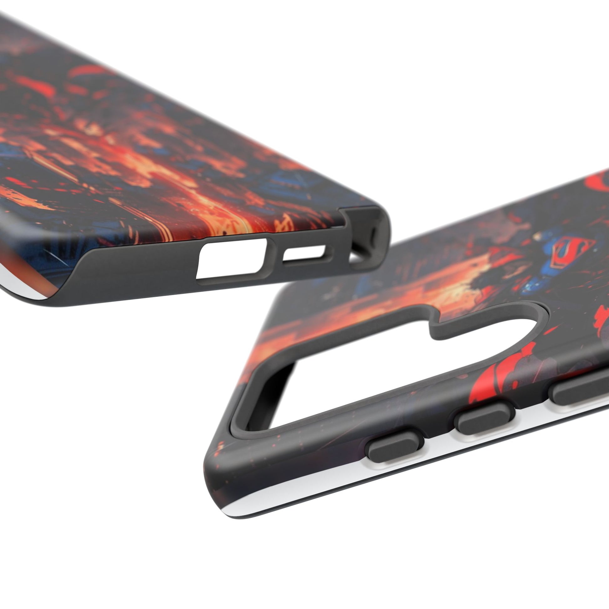 Anime Superman Tough Cases for iPhones, Samsung, and Pixel