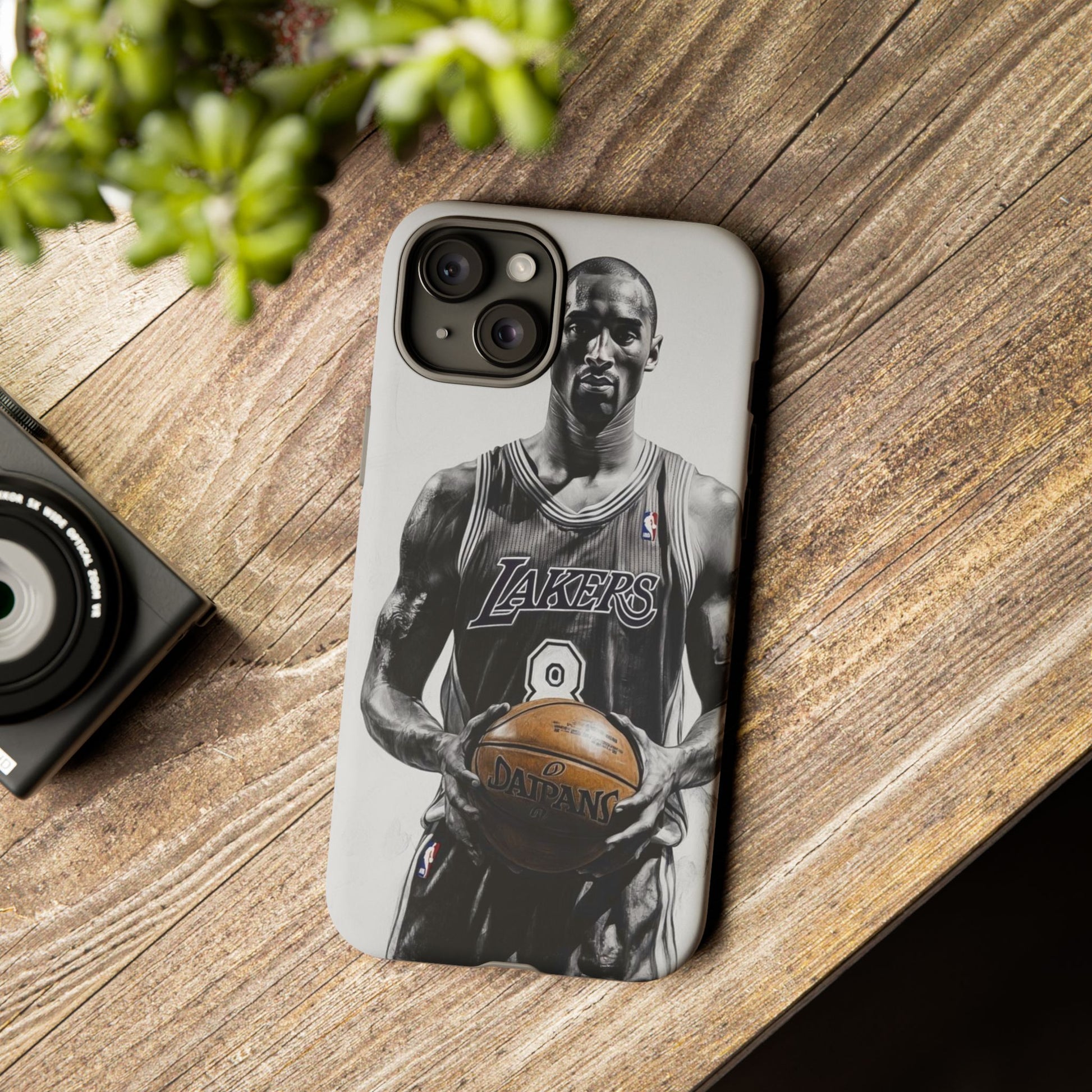 Kobe Basketball Art Tough Cases for iPhones, Samsung, and Pixel